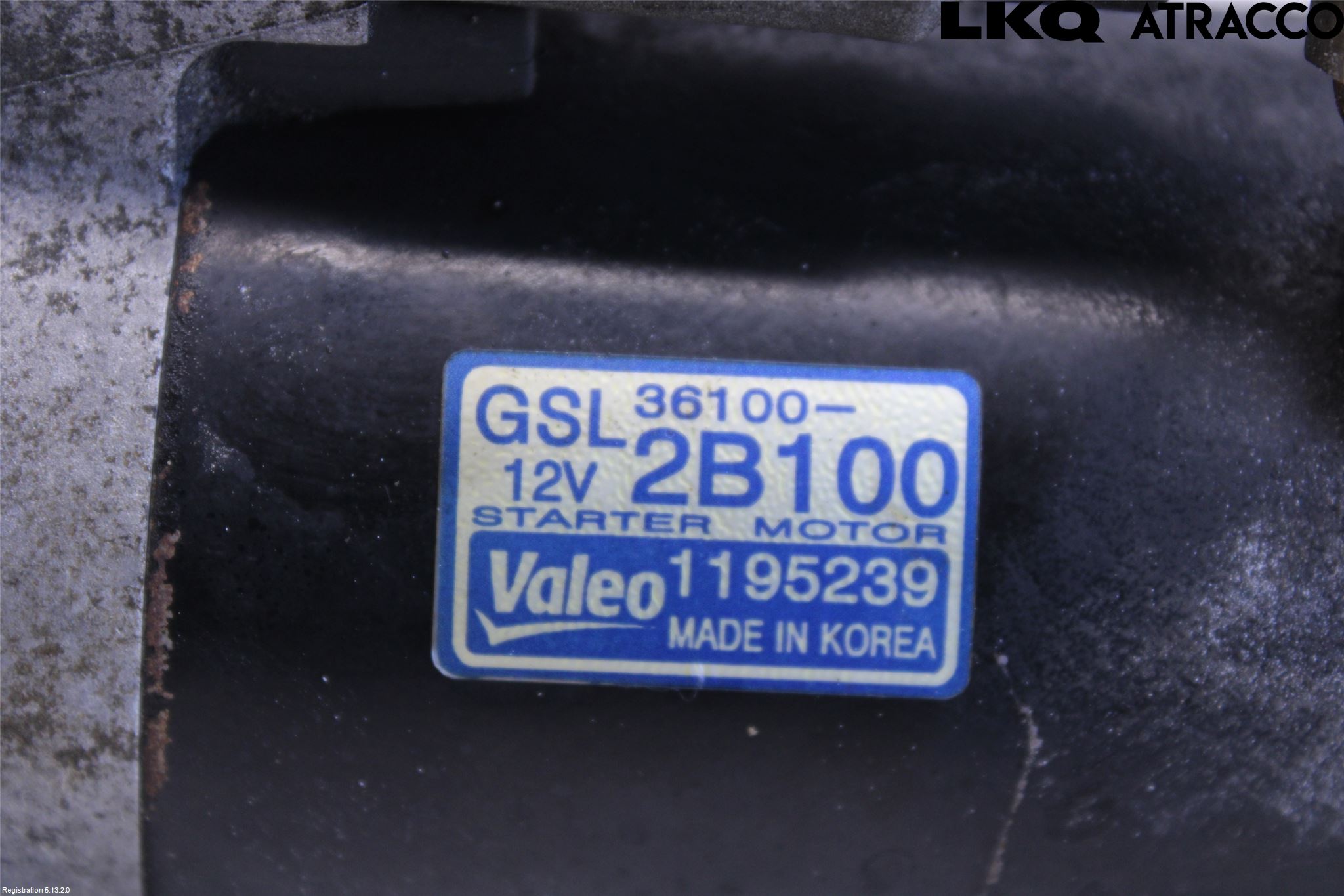 Hyundai i20 PB 09-14 Startmotor
