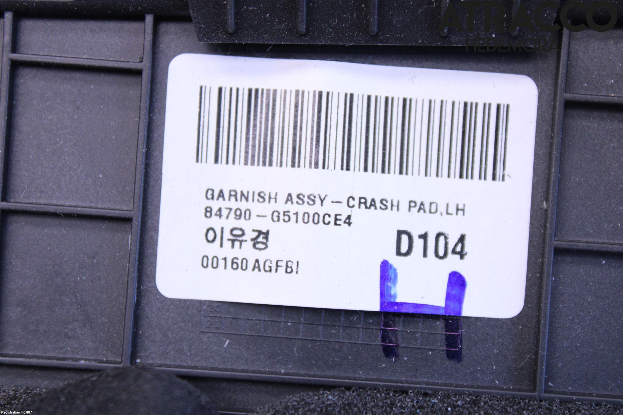 Kia NIRO (DE) 17-22 Dashbord Kanal - Dyse