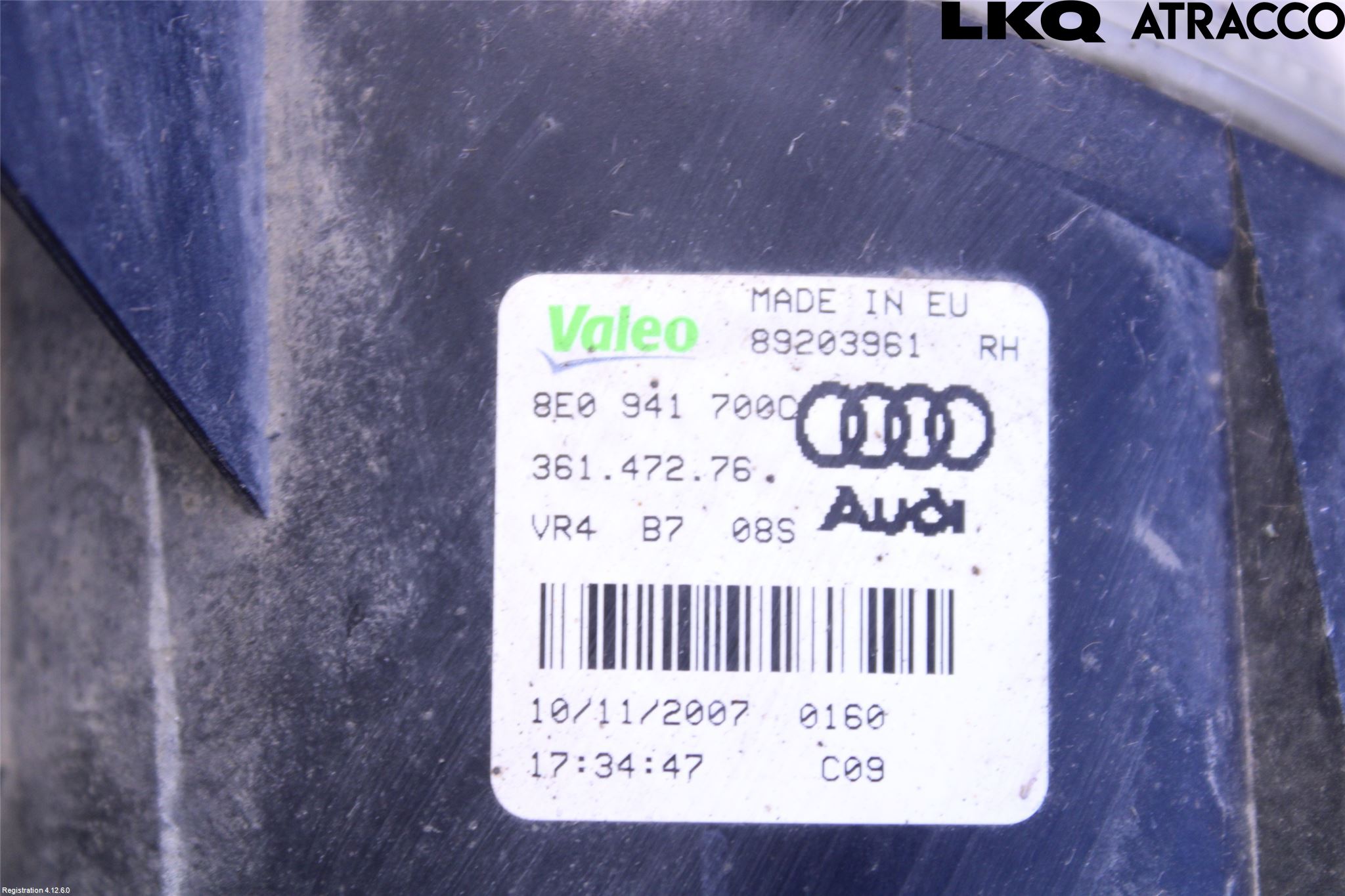 Audi A4/S4 05-07 Frontlykt-Kurve-Tåkelys