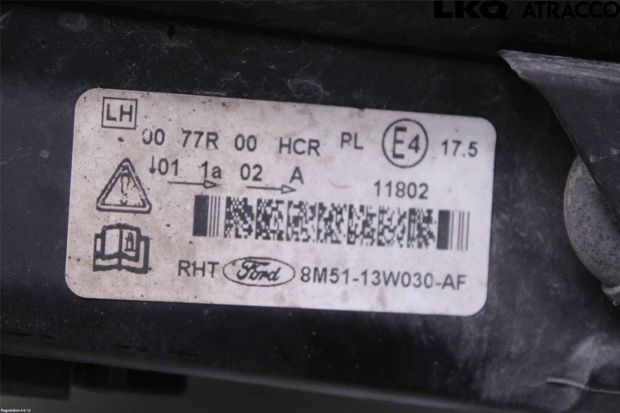 Ford FOCUS 08-11 Frontlykt Venstre