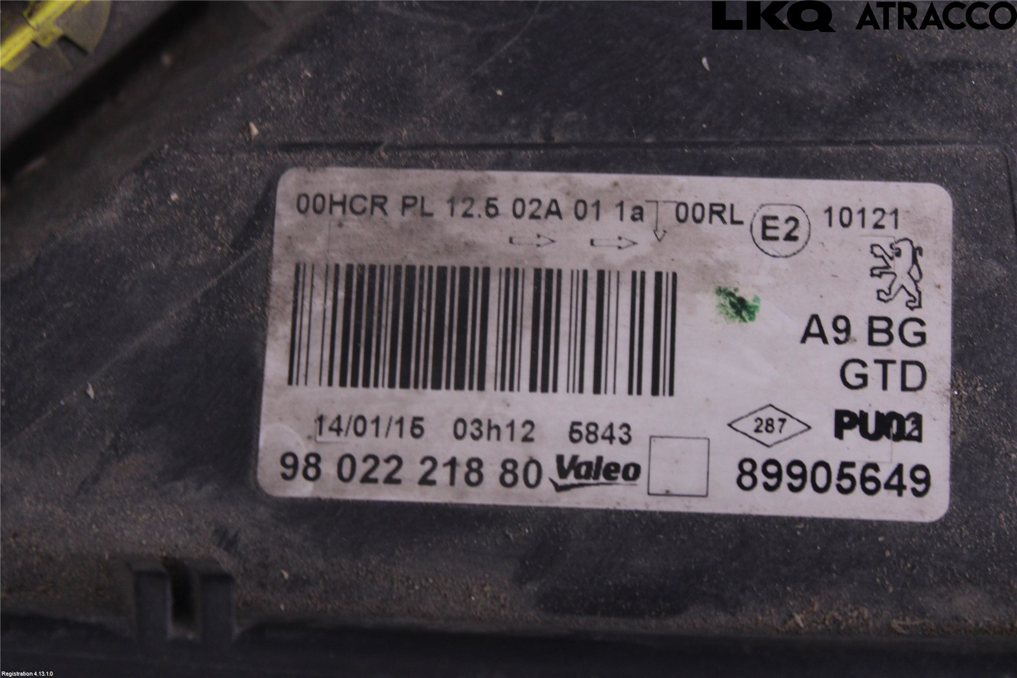 Peugeot 208 12-15 Frontlykt Venstre