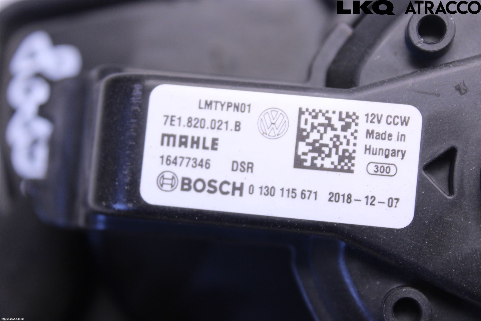 Volkswagen VW TRANSP/CARAVELLE (T6) 16-22 Varme Ac Varmeapparatvifte