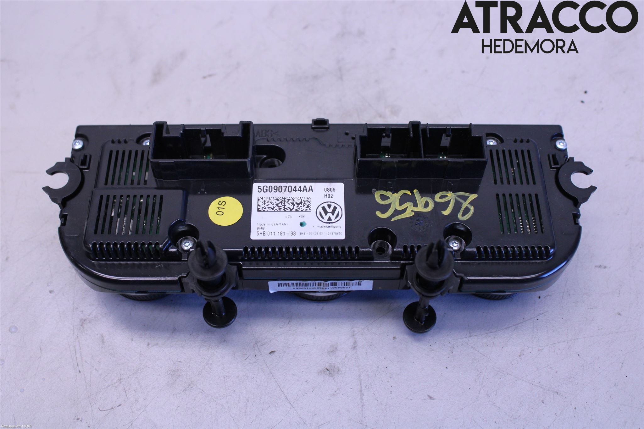 Volkswagen VW GOLF / E-GOLF VII 13-20 Varme Ac Betjening-Display