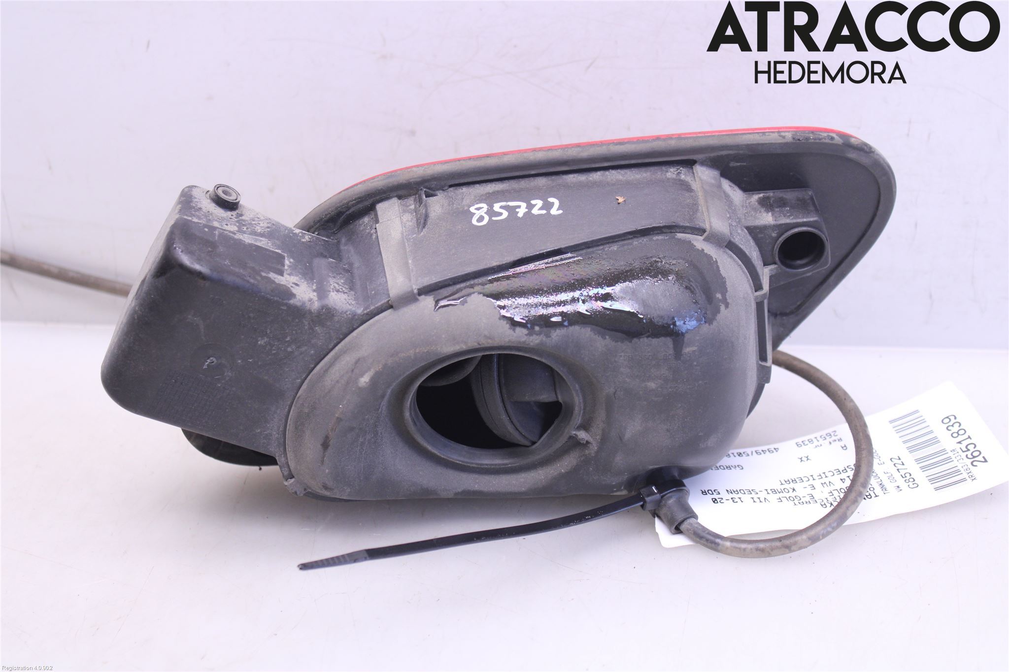 Volkswagen VW GOLF / E-GOLF VII 13-20 Drivstoff Tankluke