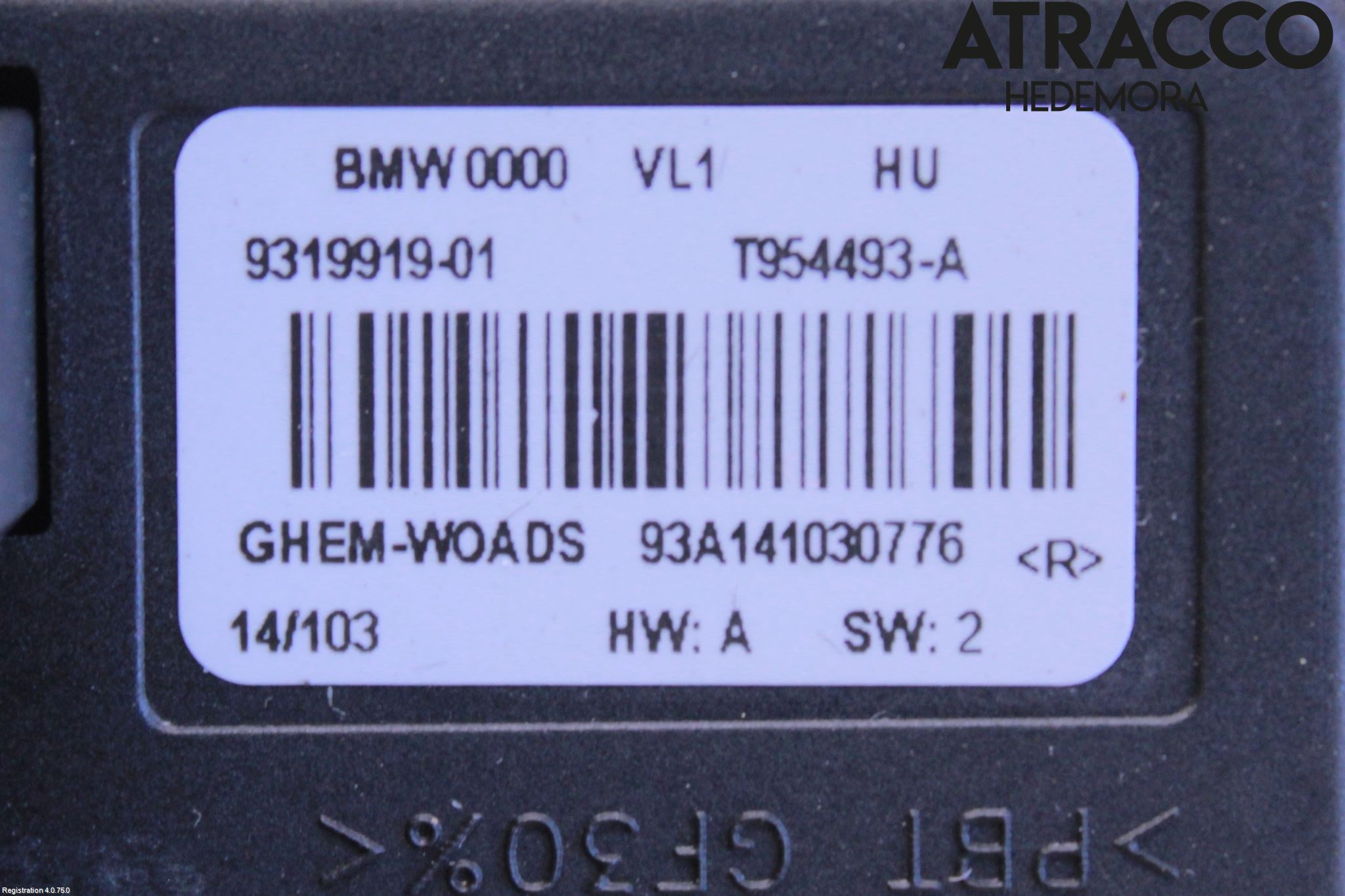 BMW 4 F32/F33/F82/F83 13-20 Varmeapparat Viftemotstand