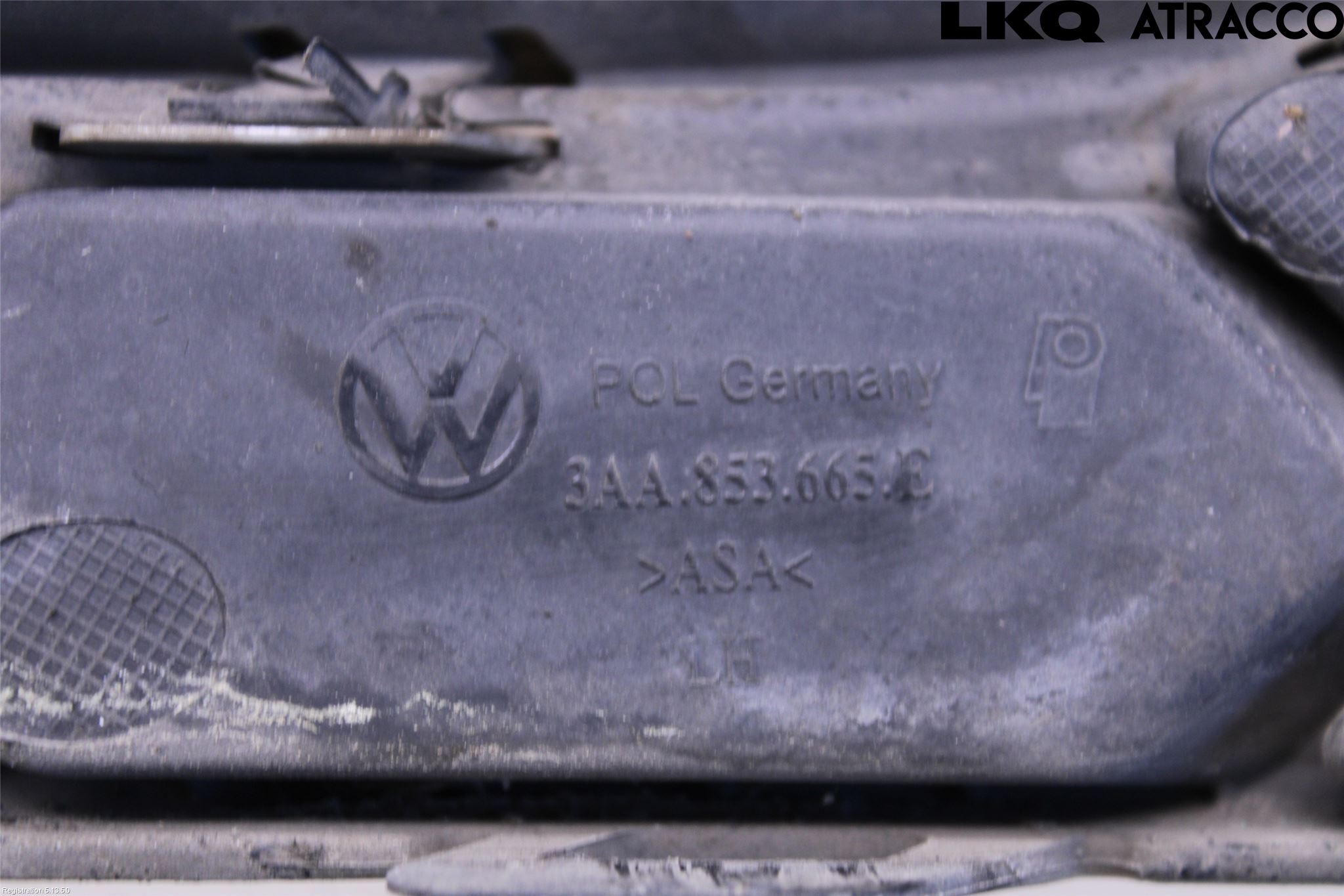 Volkswagen VW PASSAT 11-14 Frontlykt Kurve-Tåkelys Ramme
