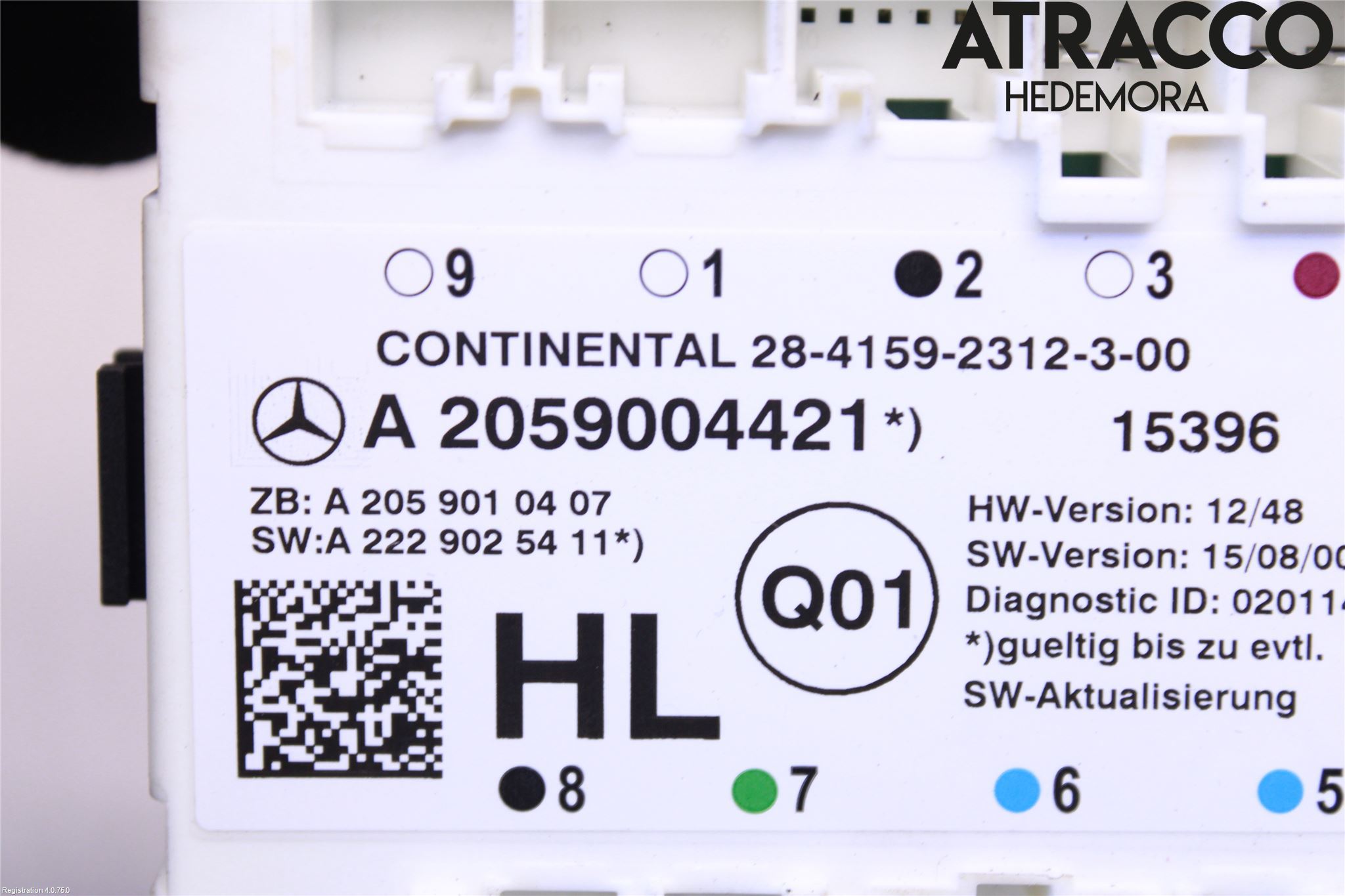 Mercedes-Benz MB C-KLASS (W205) 14-21 Styreenhet Dør