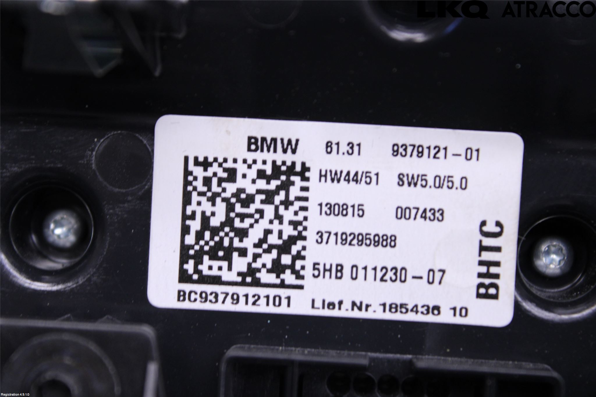 BMW i3 I01 13-22 Varme Ac Betjening-Display