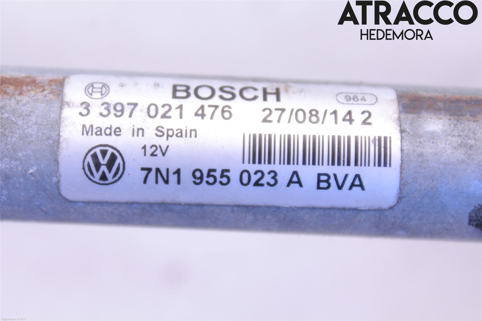 Volkswagen VW SHARAN 11- Viskeroverføring Frontrute