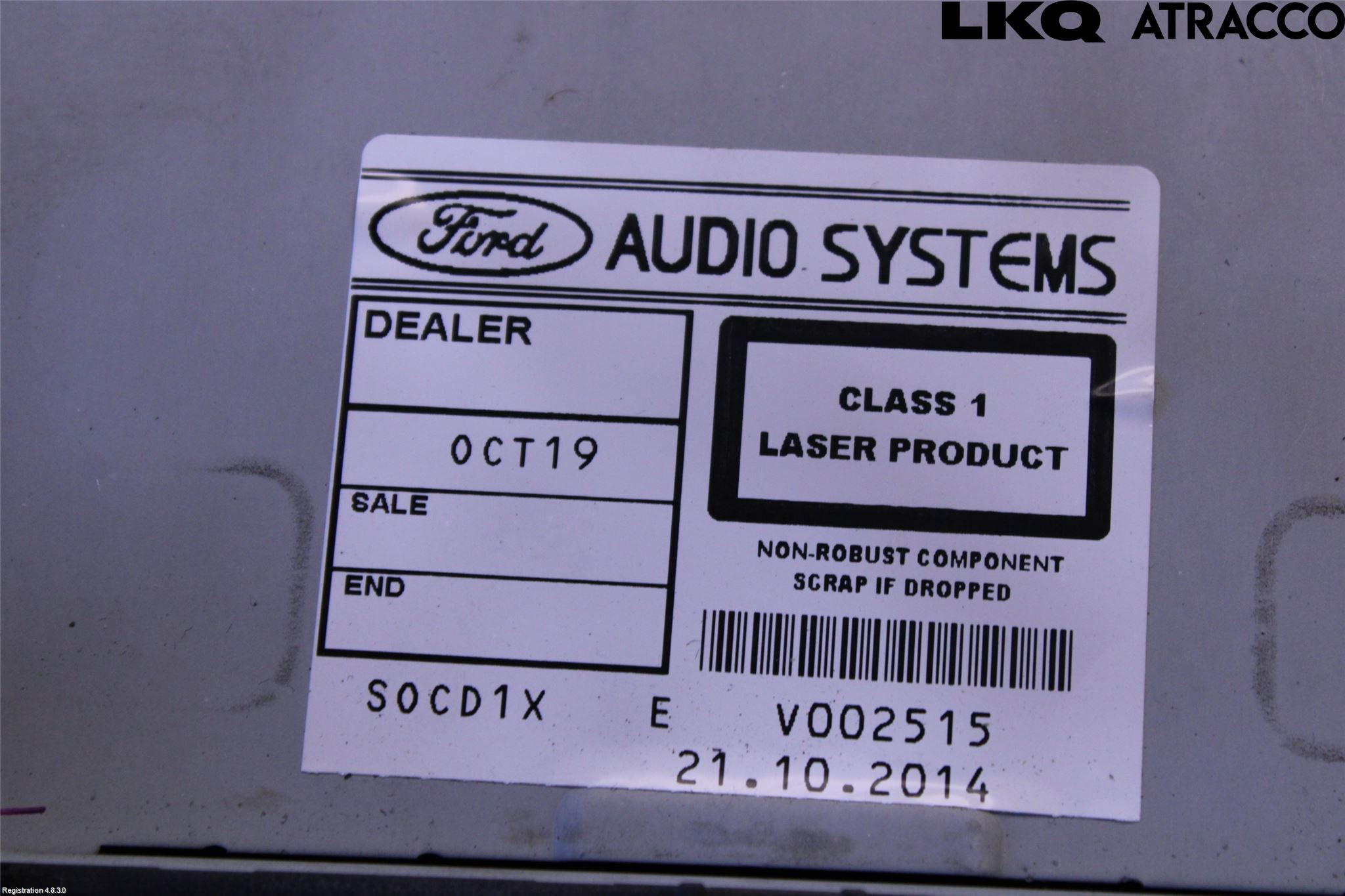 Ford S-MAX 06-15 Stereo Radio Med Cd