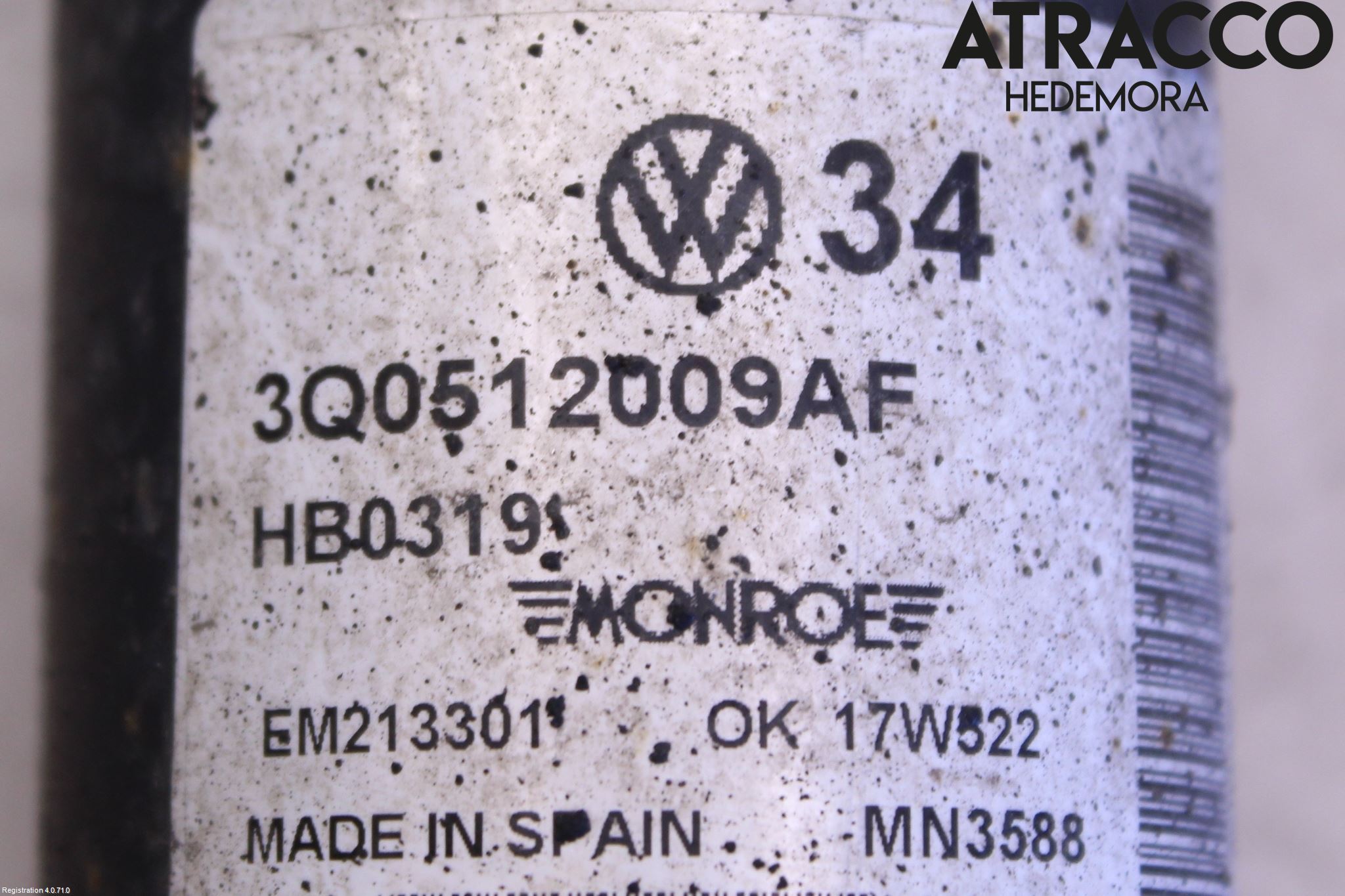 Skoda SUPERB 16-24 Støtdemper Bak