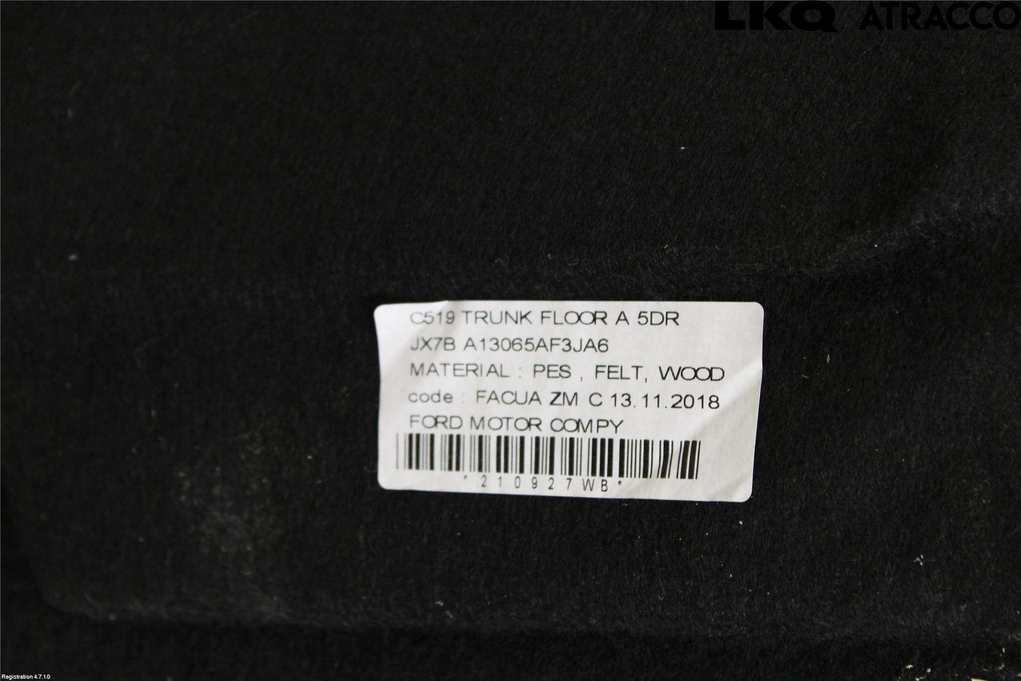 Ford FOCUS 19- Bakluke Bun (Utgår 5023)