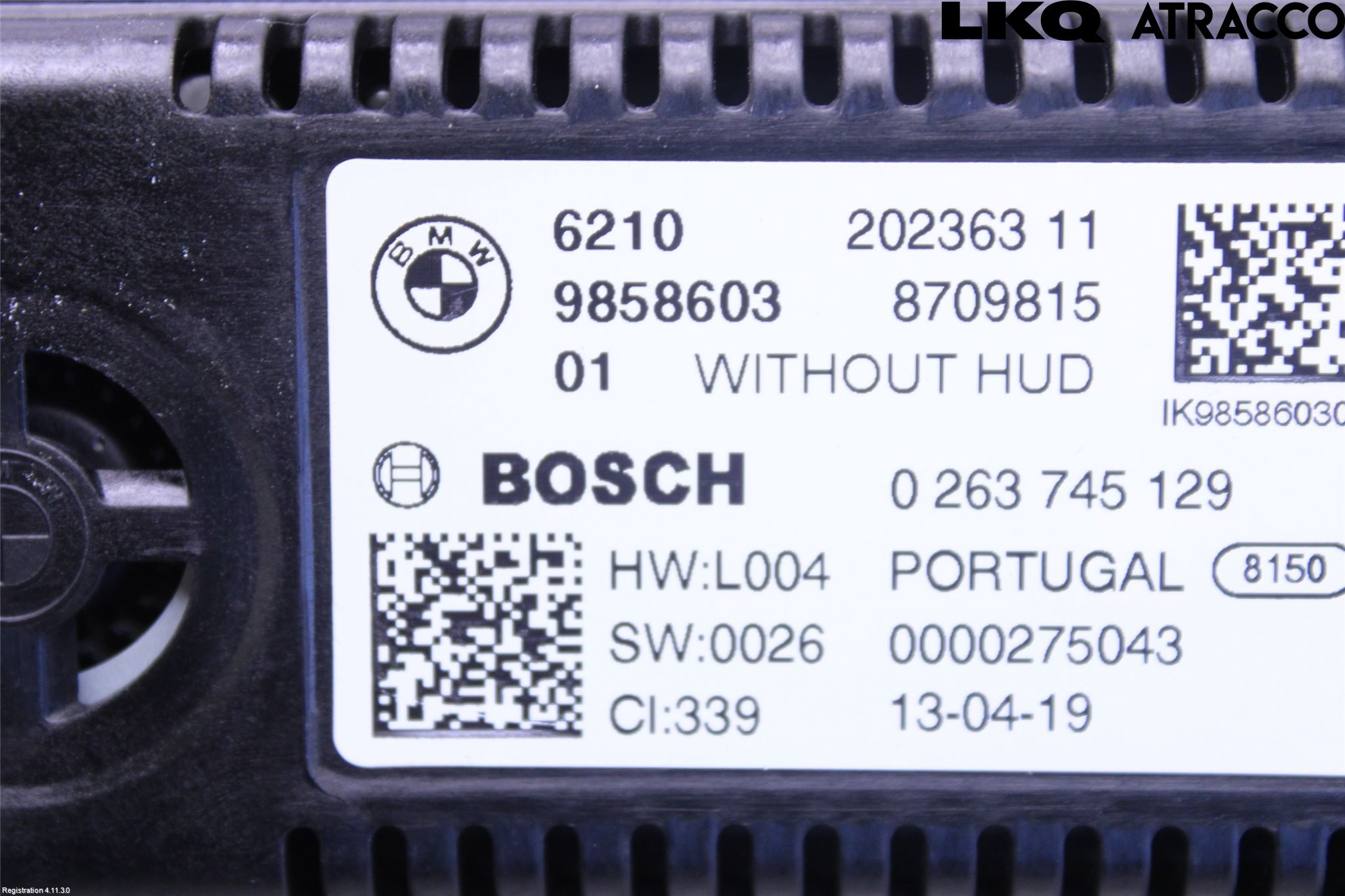 BMW 3 G20/G21/G80/G81 19- Instr Kombinert