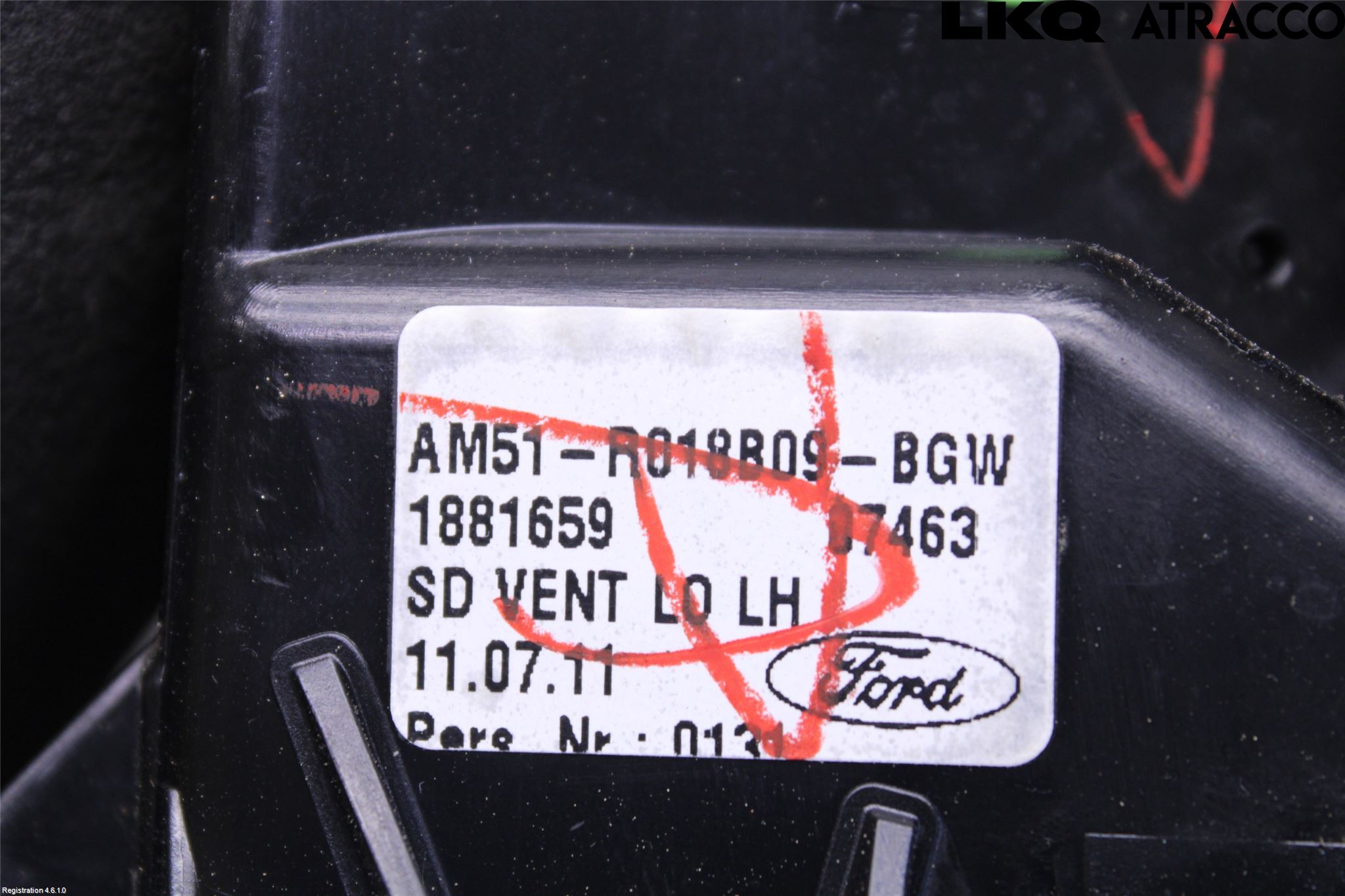 Ford C-MAX II  11-14 Dashbord Kanal - Dyse
