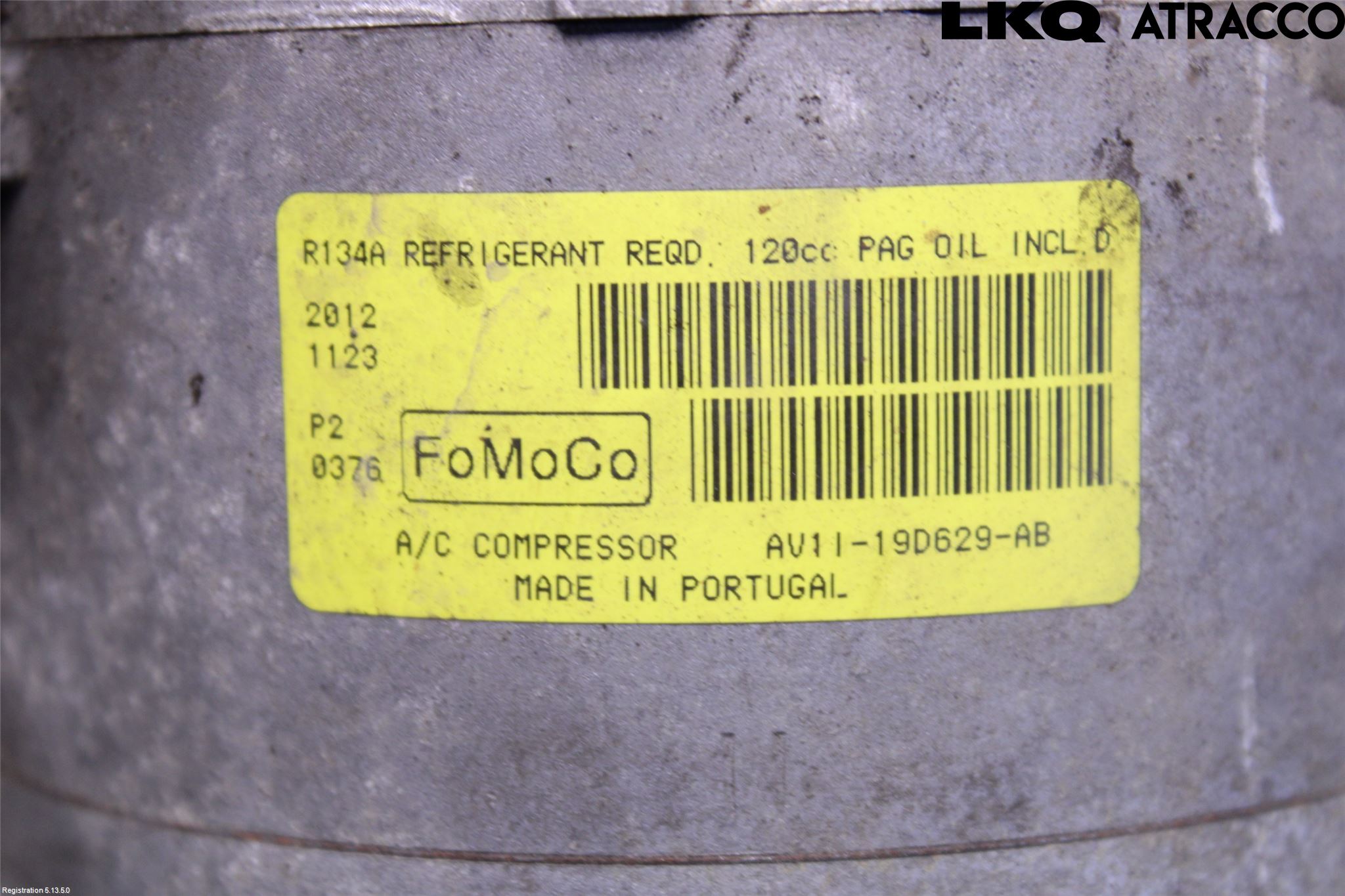 Ford FIESTA 13-17 Varme Ac Kompressor