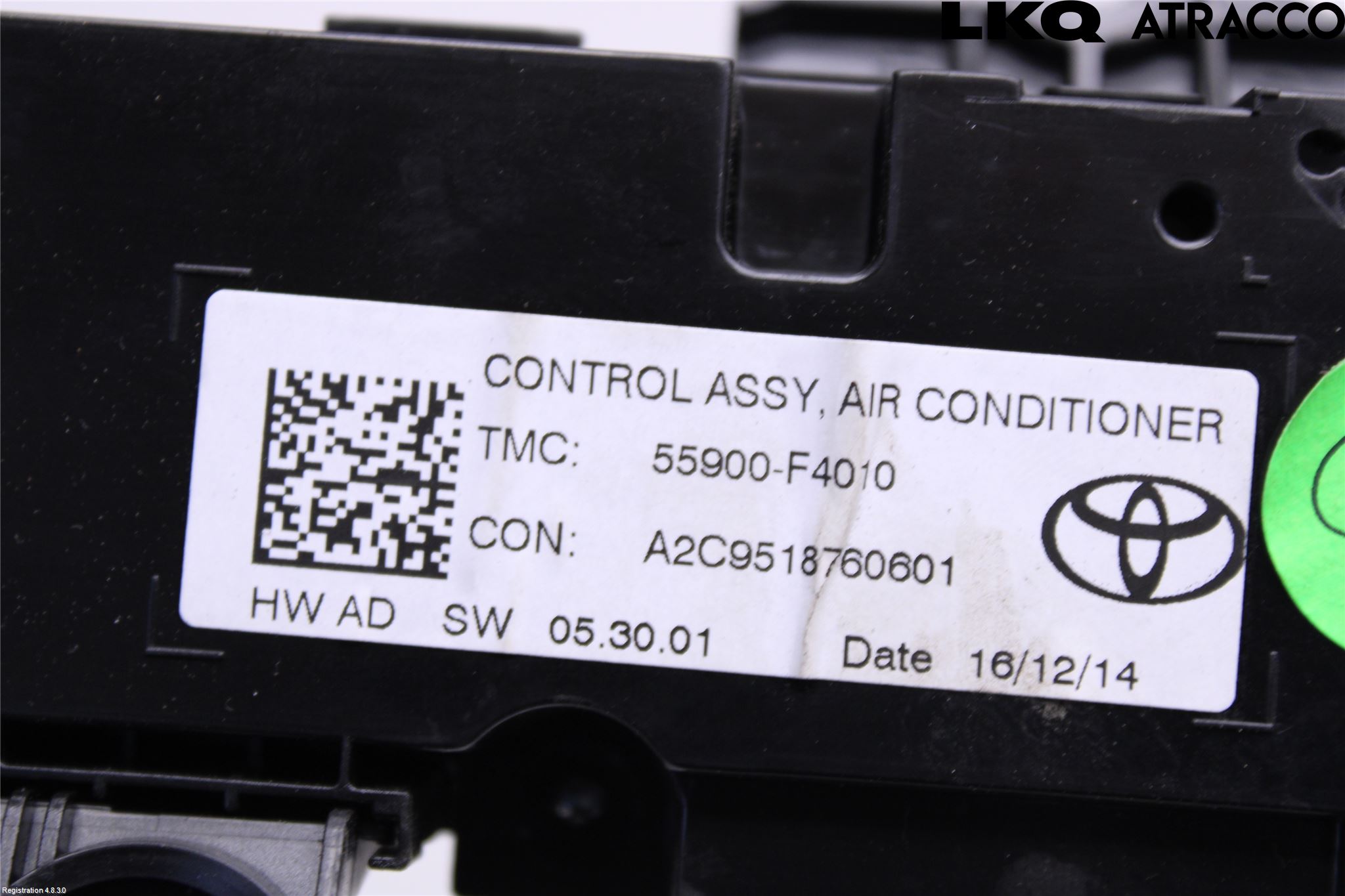 Toyota C-HR 16-23 Varme Ac Betjening-Display