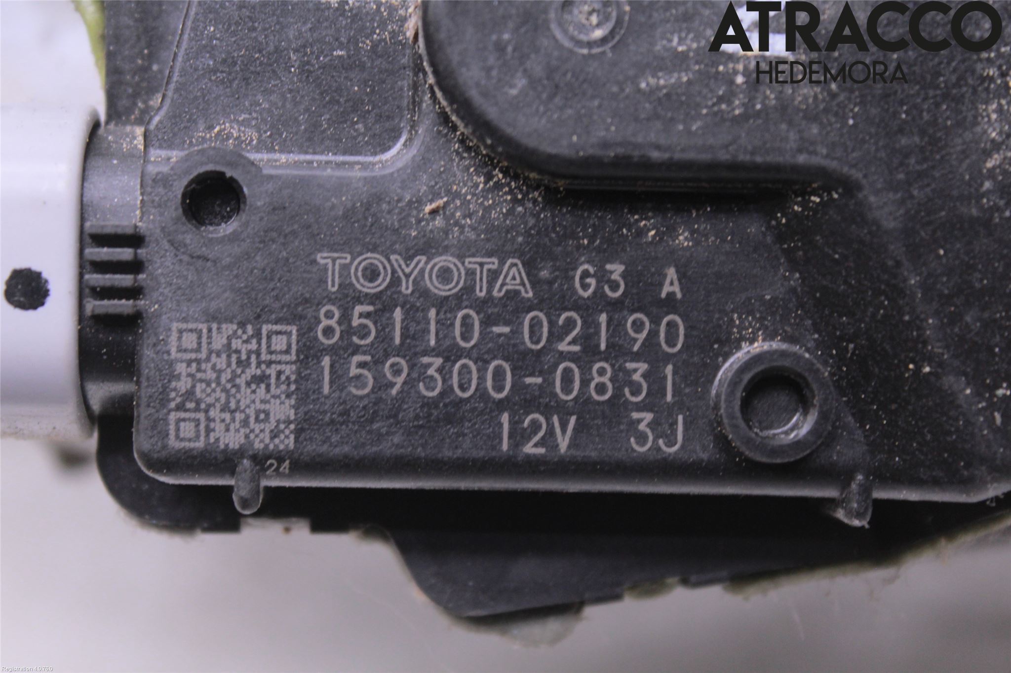 Toyota AURIS 07-09 Viskeroverføring Frontrute