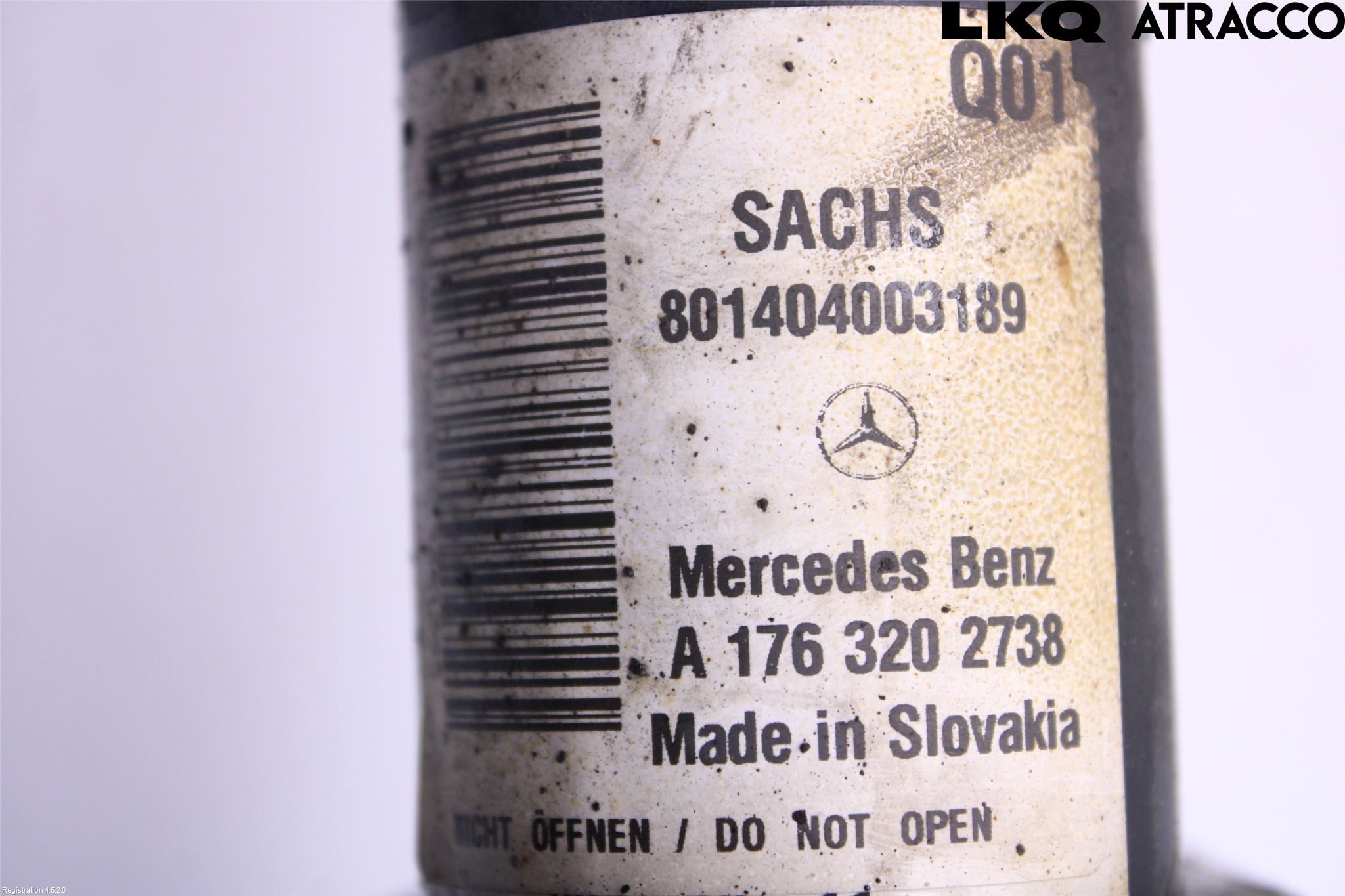 Mercedes-Benz MB A-KLASS (W176) 13-18 Fjærbein Foran Venstre