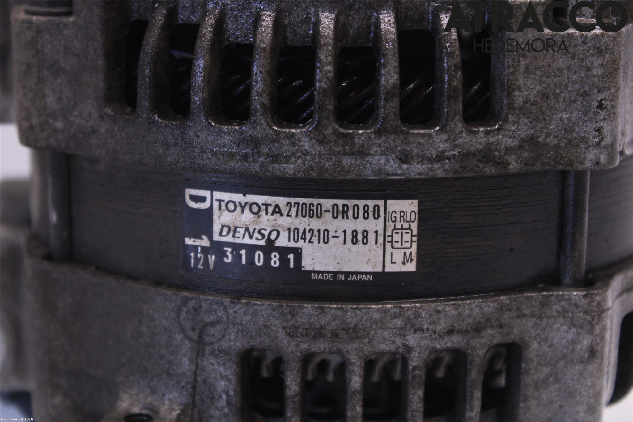 Toyota AVENSIS 09-15 Dynamo