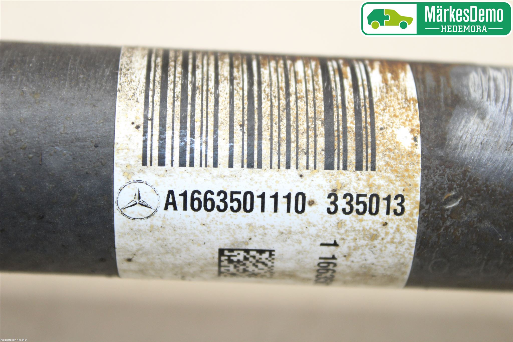 Mercedes-Benz MB GL/GLS-KLASS (X166) 12-19 Drivaksel Bak Kompl Venstre