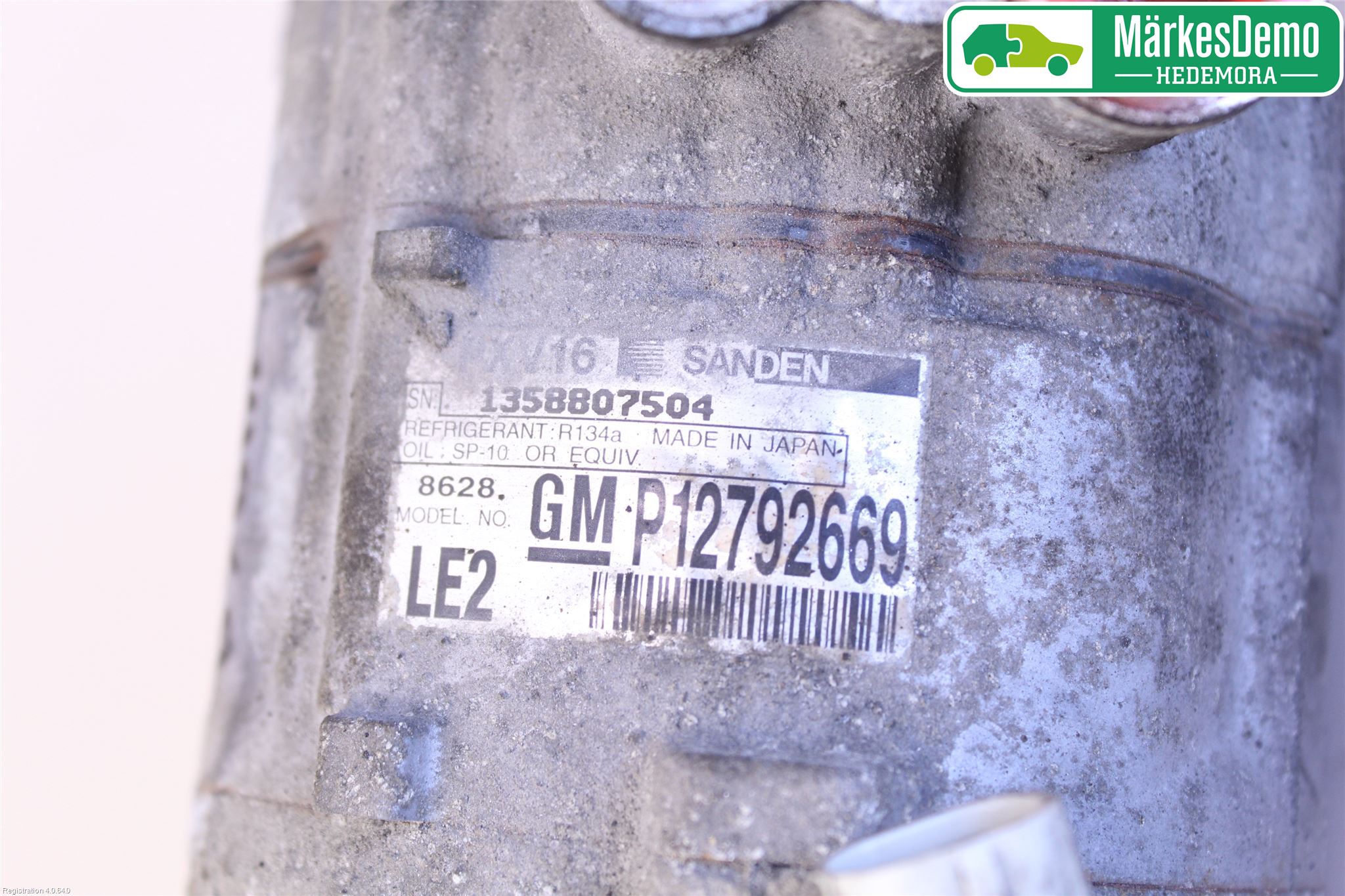Saab 9-3 VER 2 Varme Ac Kompressor