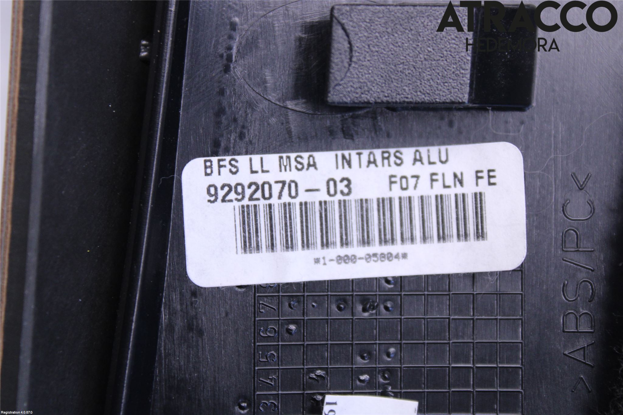BMW 5 GT F07 09-17 Innr Dekor Instrbord