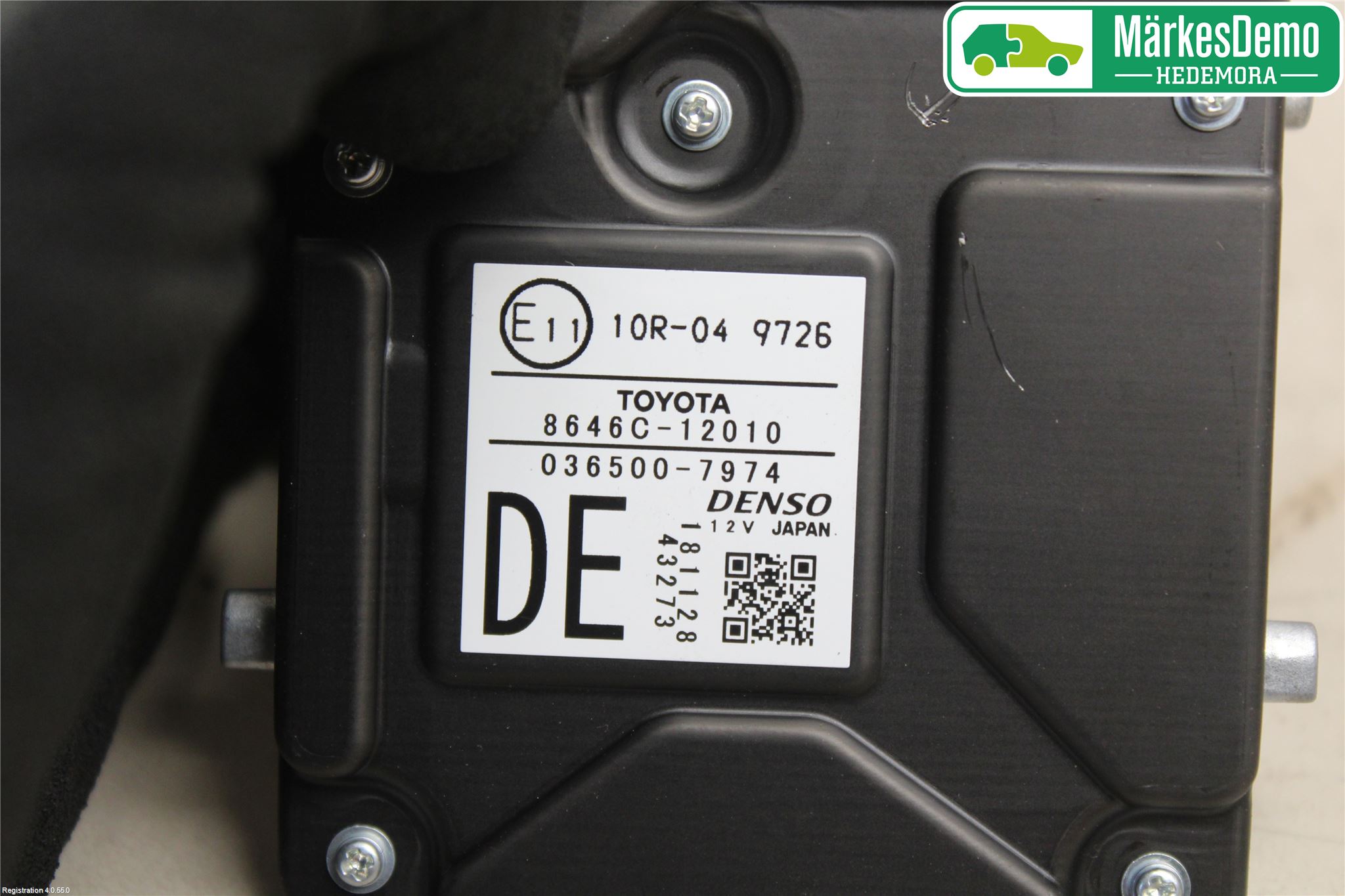 Toyota COROLLA 19- Sensor Kollisjonsbeskyttelse