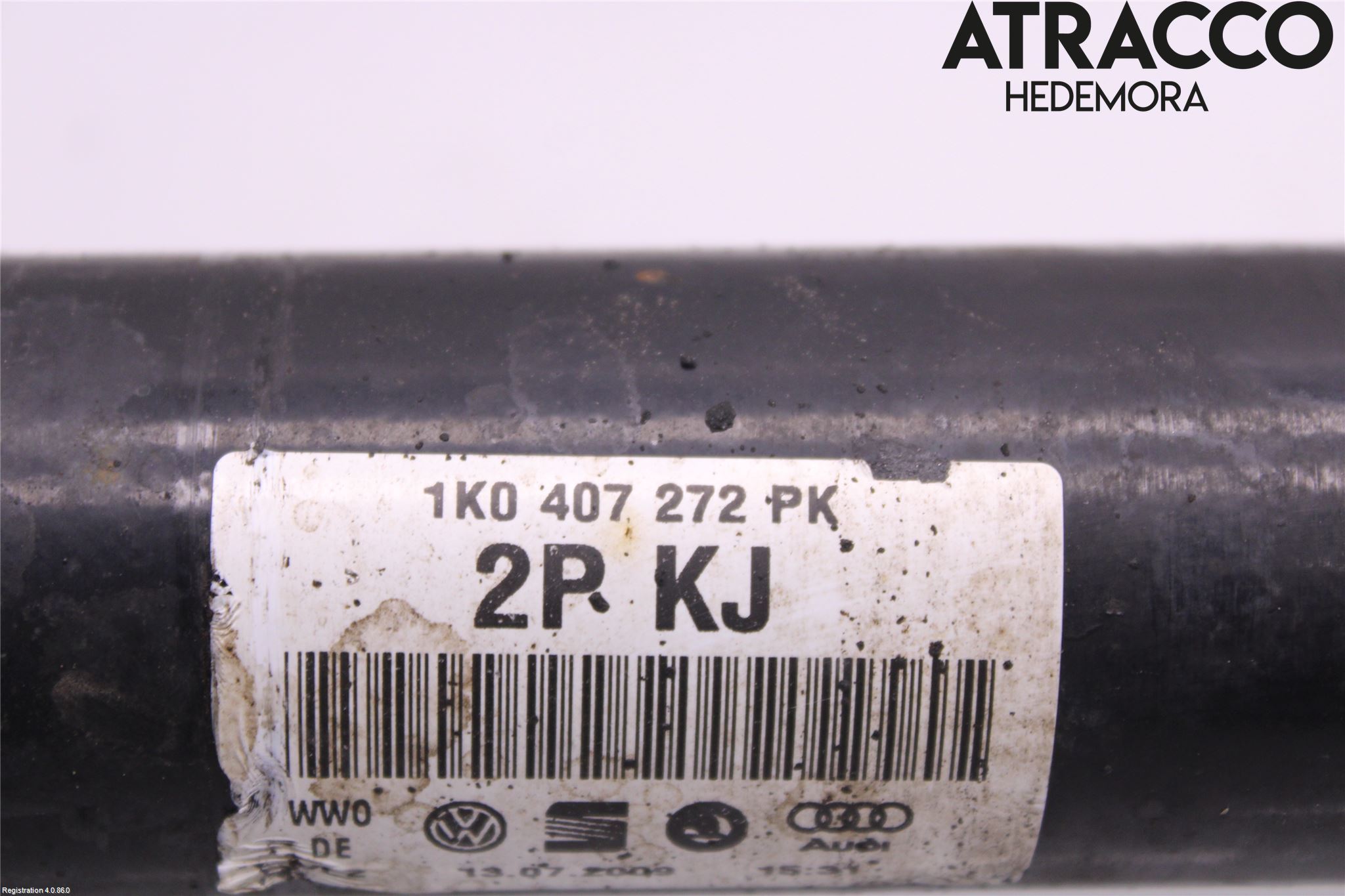 Volkswagen VW PASSAT 05-11 Drivaksel Foran Kompl Høyre
