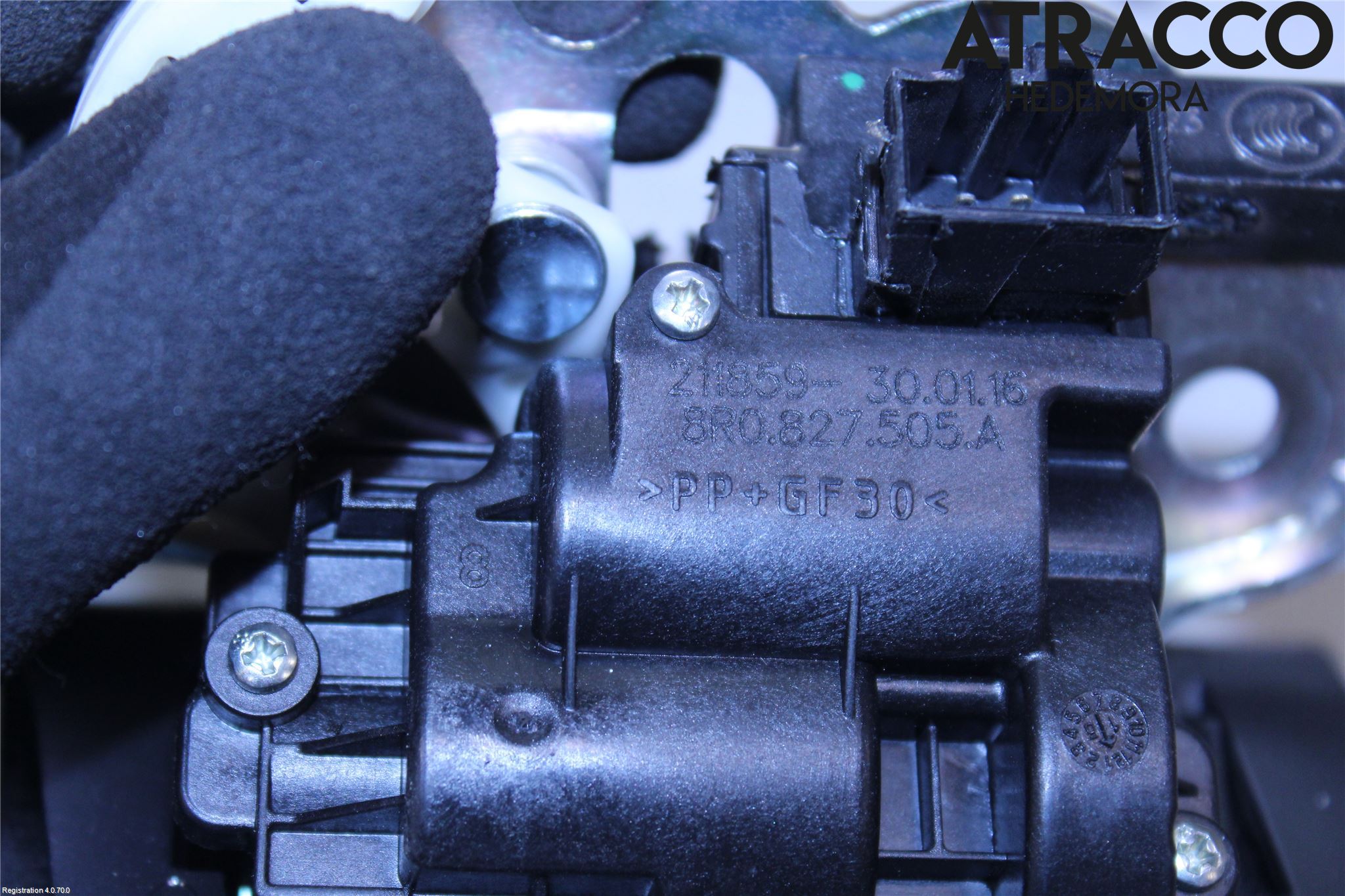 Audi A3/S3 8V 13-20 Bakluke-Lokk Låsekasse