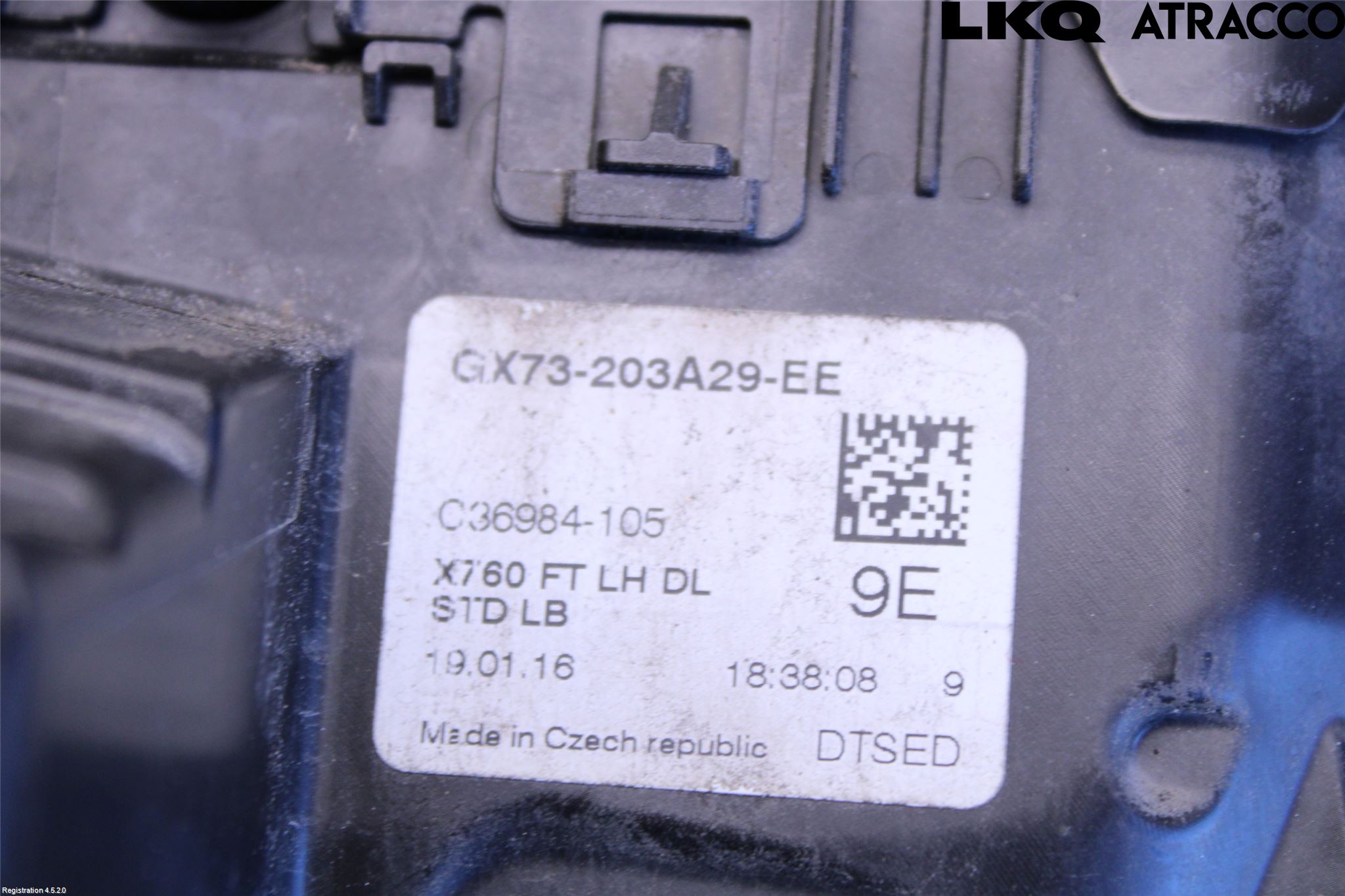 Jaguar XE (X760) 15-24 Dørlås - Låsekasse