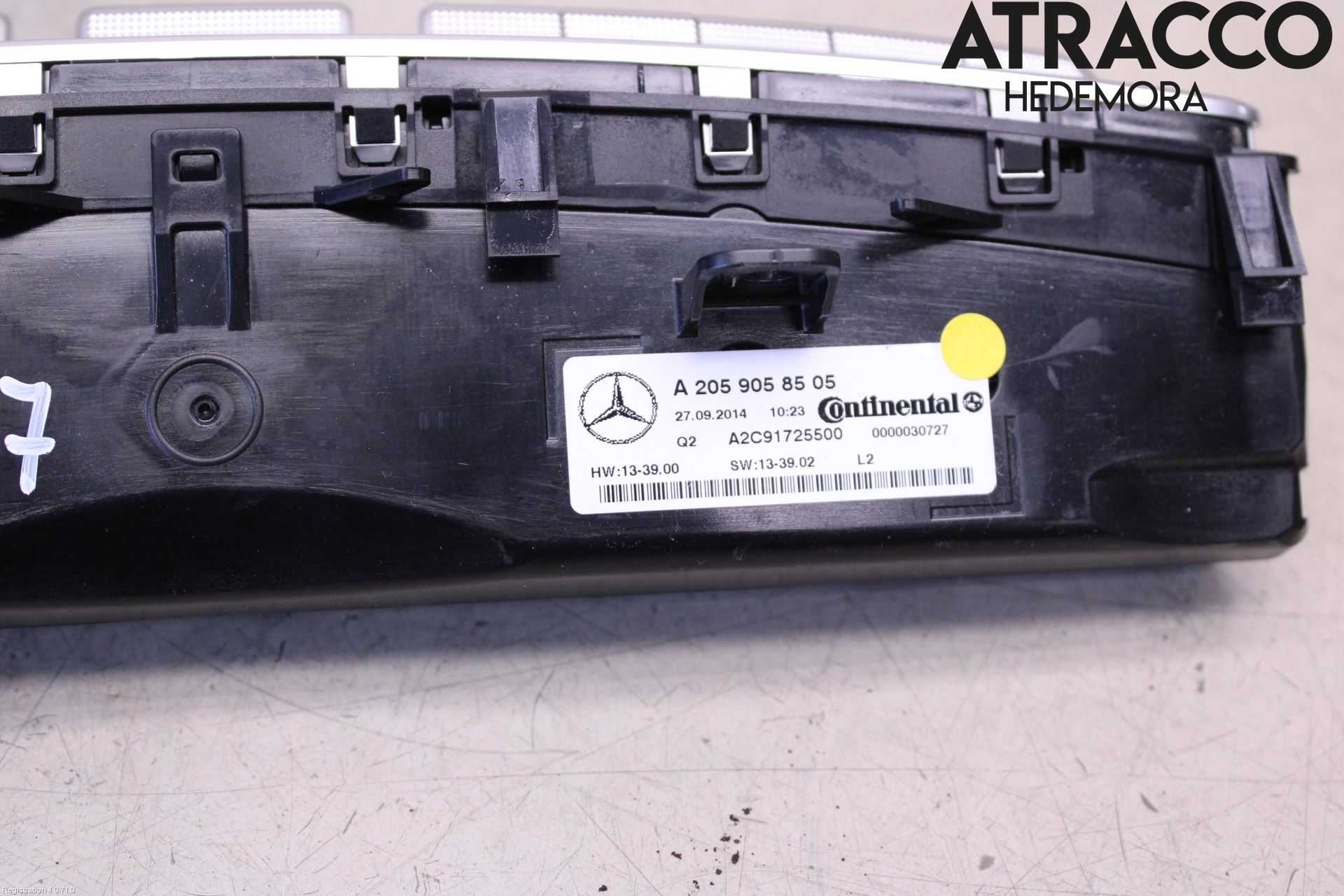 Mercedes-Benz MB C-KLASS (W205) 14-21 Varme Ac Betjening-Display