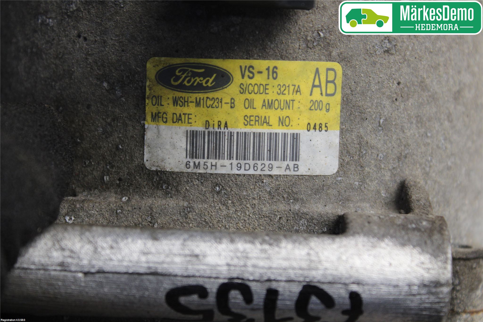Ford FOCUS 08-11 Varme Ac Kompressor
