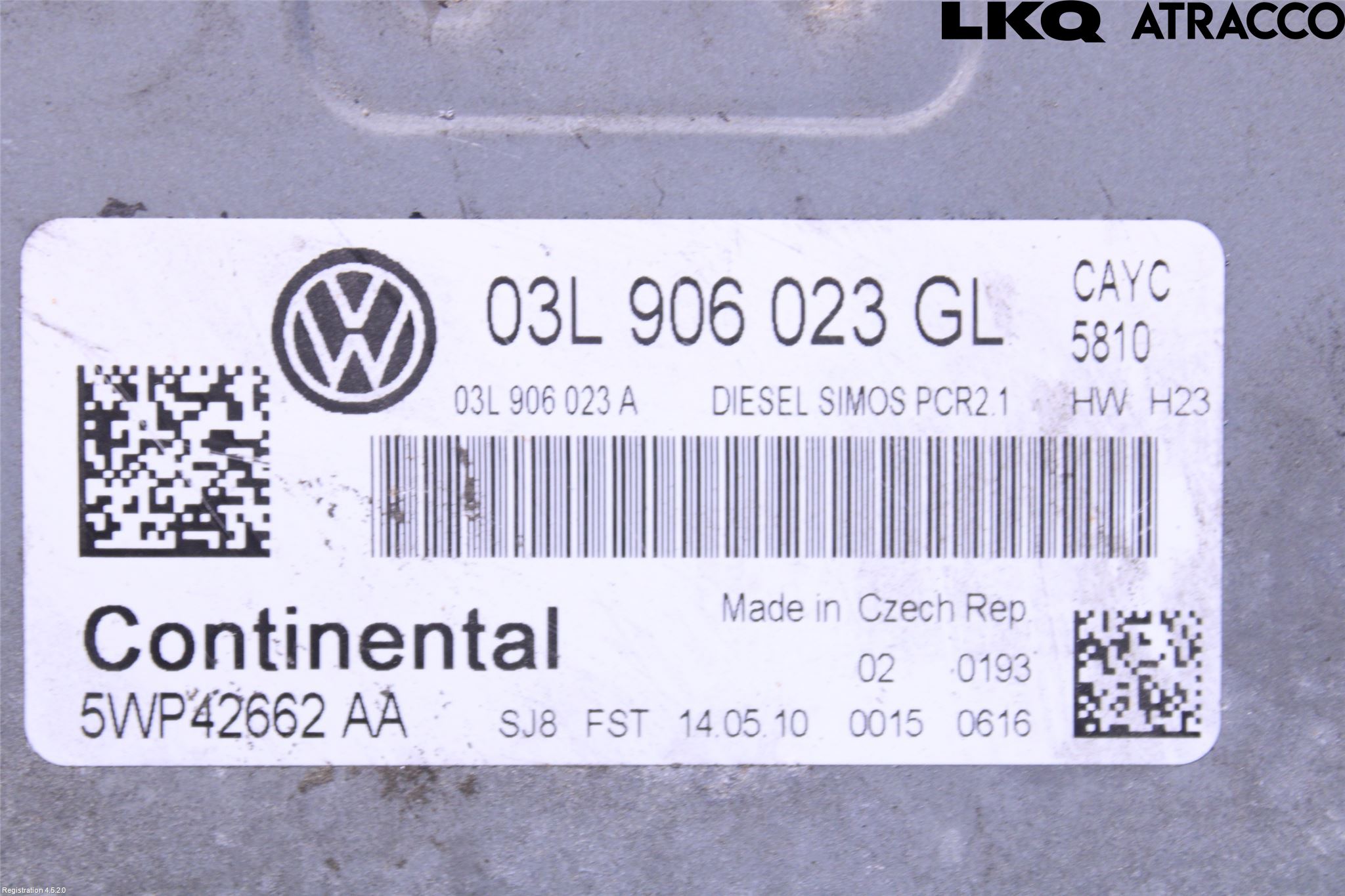 Volkswagen VW PASSAT 05-11 Styreenhet Dieselpumpe