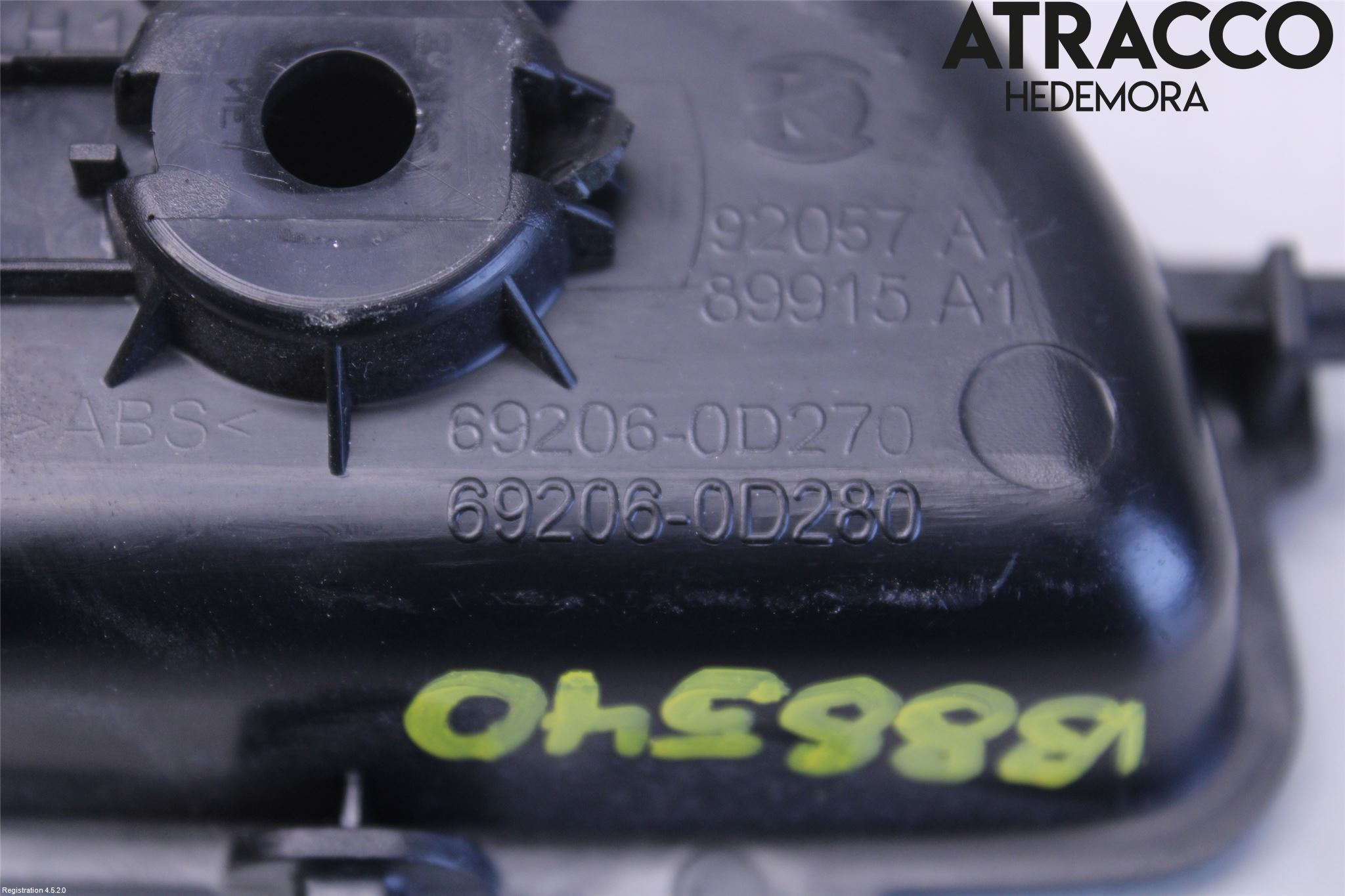 Toyota YARIS XP130 12-14 Innr Dørhandtak V Indre