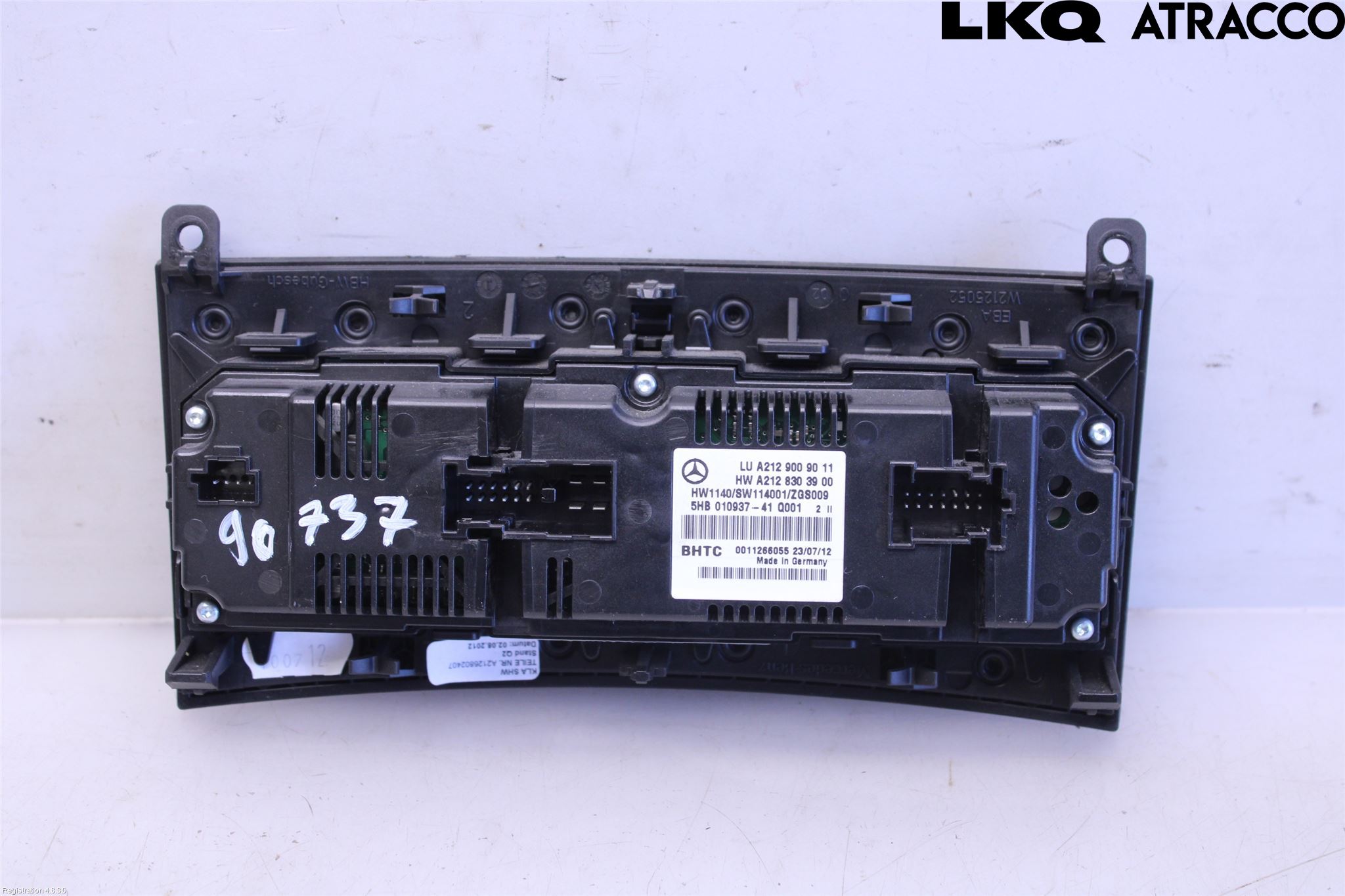 Mercedes-Benz MB E-KLASS (W212) 09-16 Varme Ac Betjening-Display