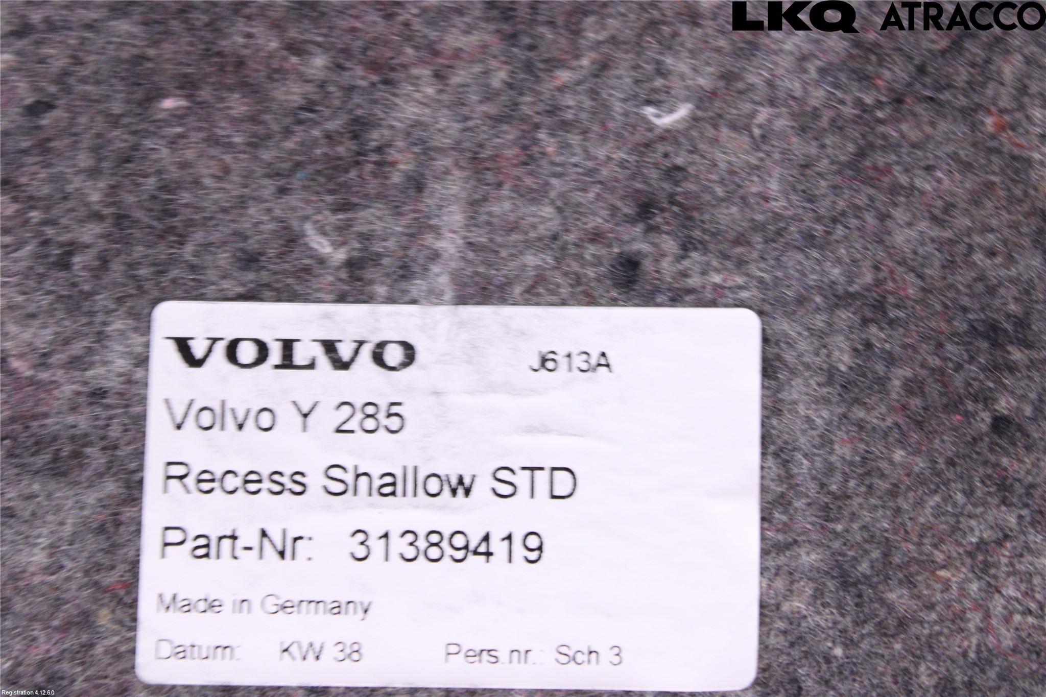 Volvo V70 08-13 Bakluke Bun (Utgår 5023)