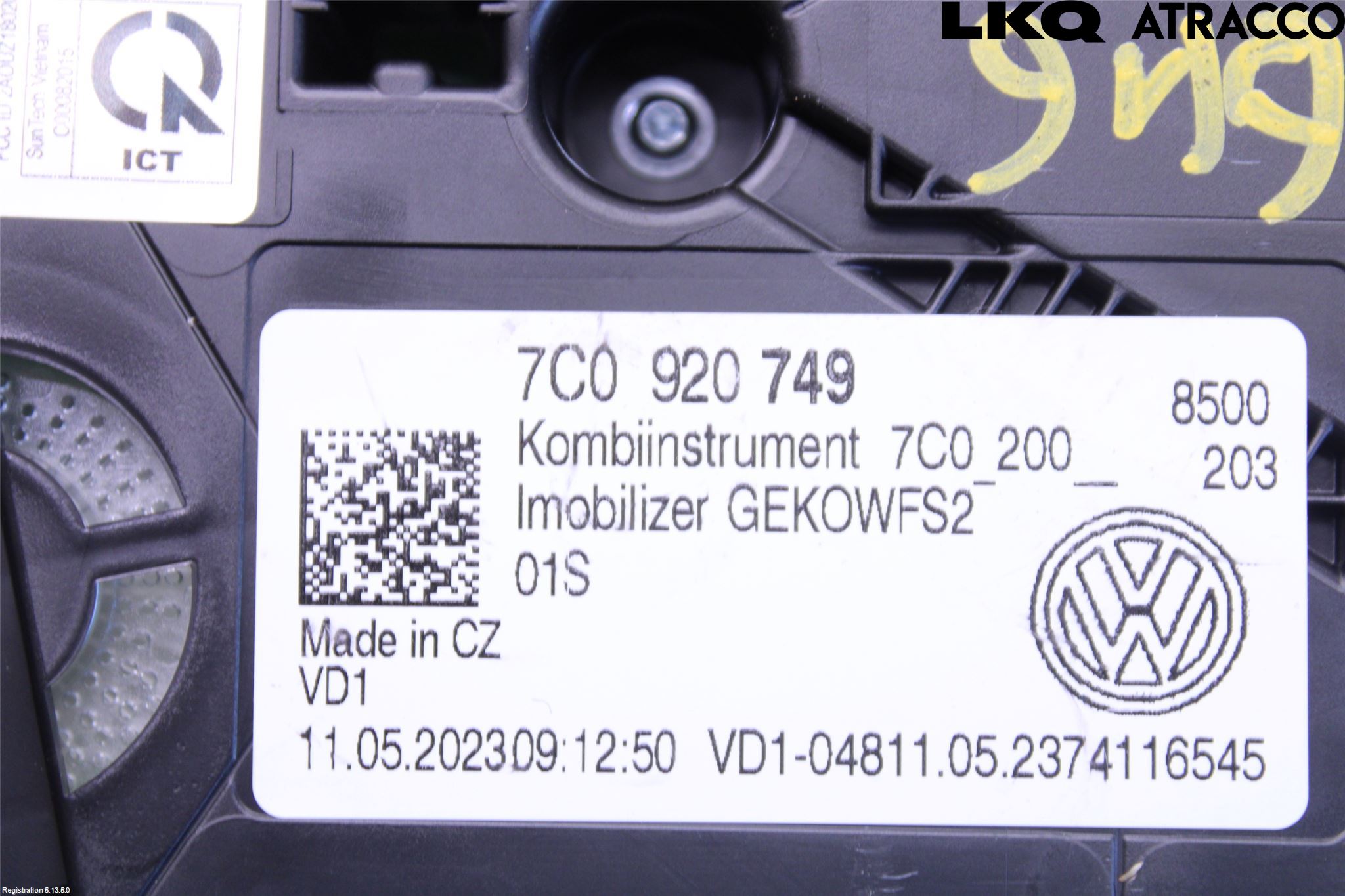 Volkswagen VW CRAFTER II / E-CRAFTER 17- Instr Kombinert