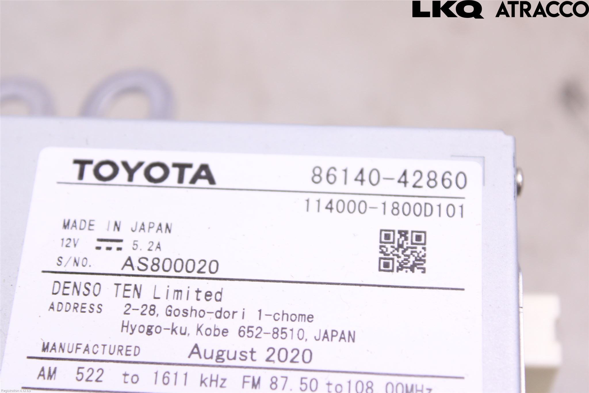 Toyota RAV4 19- Stereo Radio Med Cd