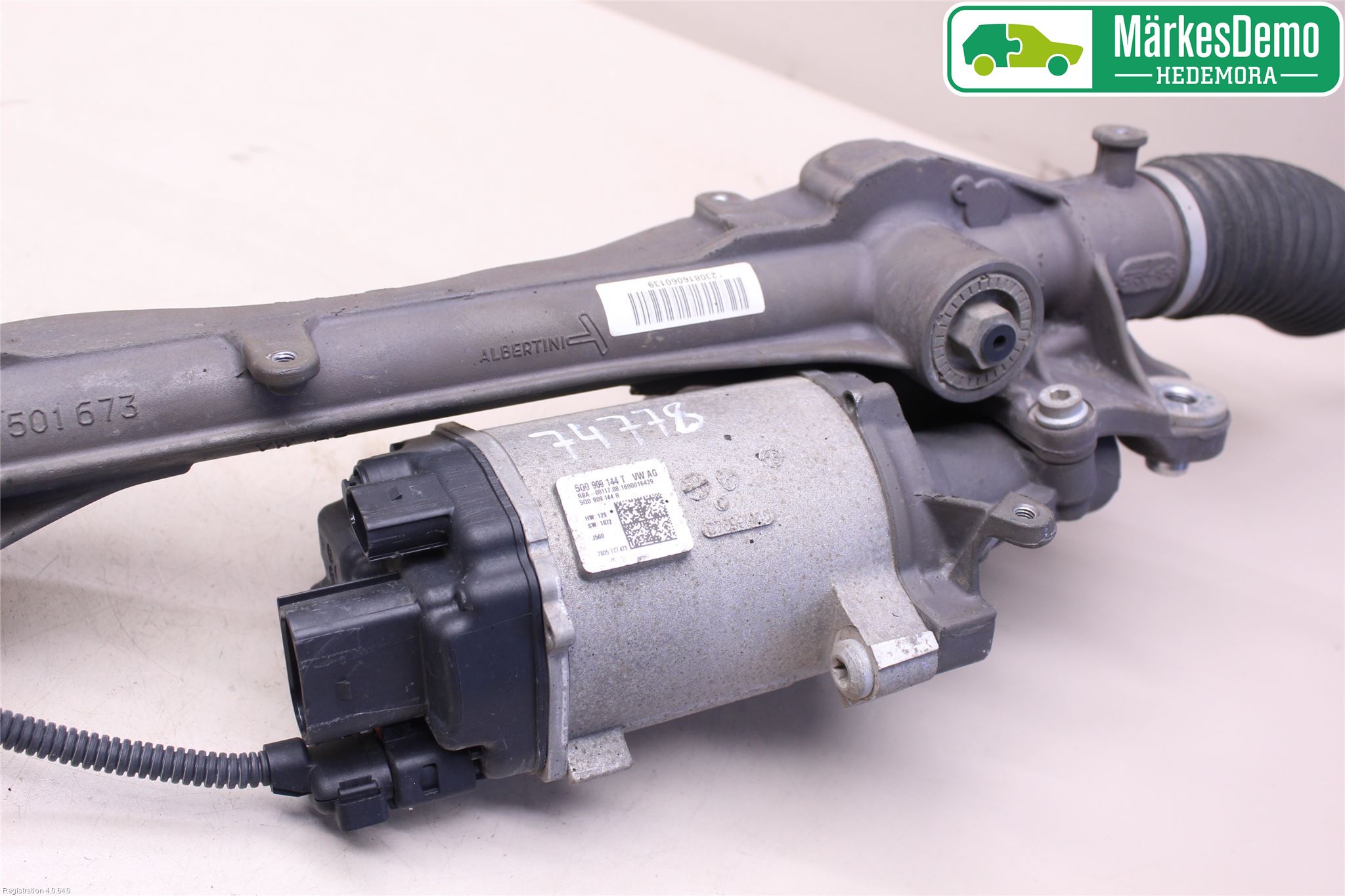 Skoda OCTAVIA (5E) 13-20 Servo Snekke - Tannstang