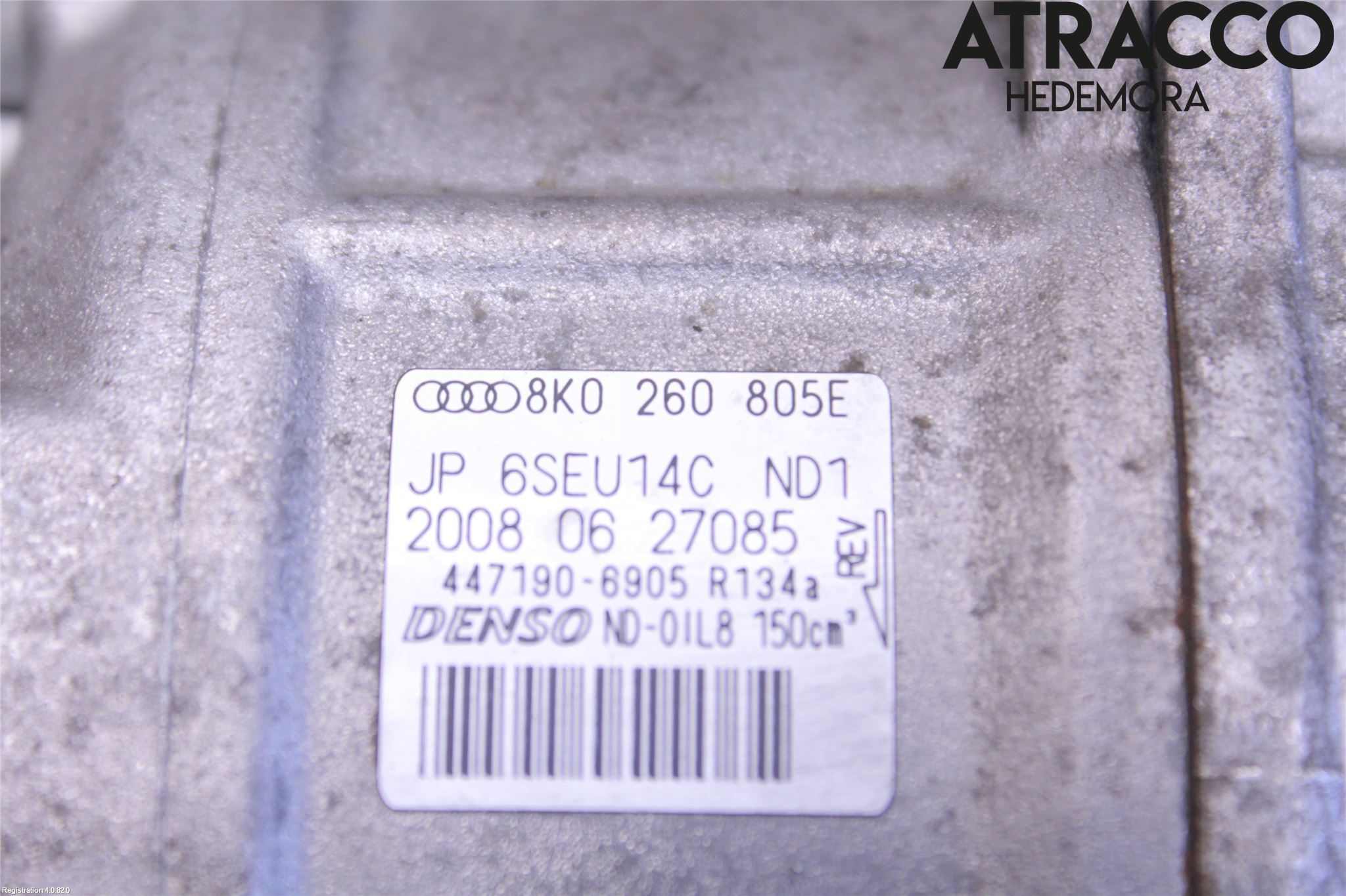 Audi A4/S4 08-11 Varme Ac Kompressor