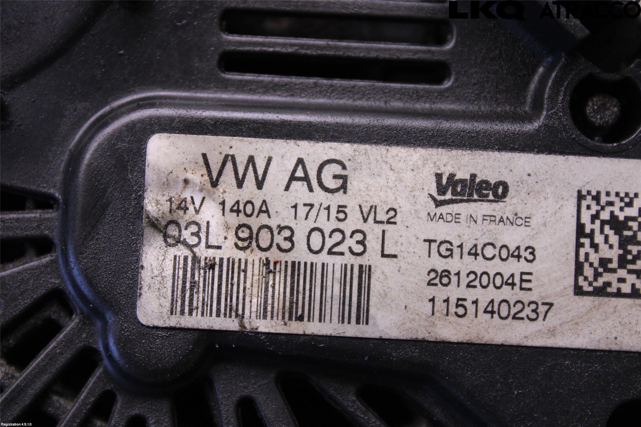 Volkswagen VW GOLF / E-GOLF VII 13-20 Dynamo