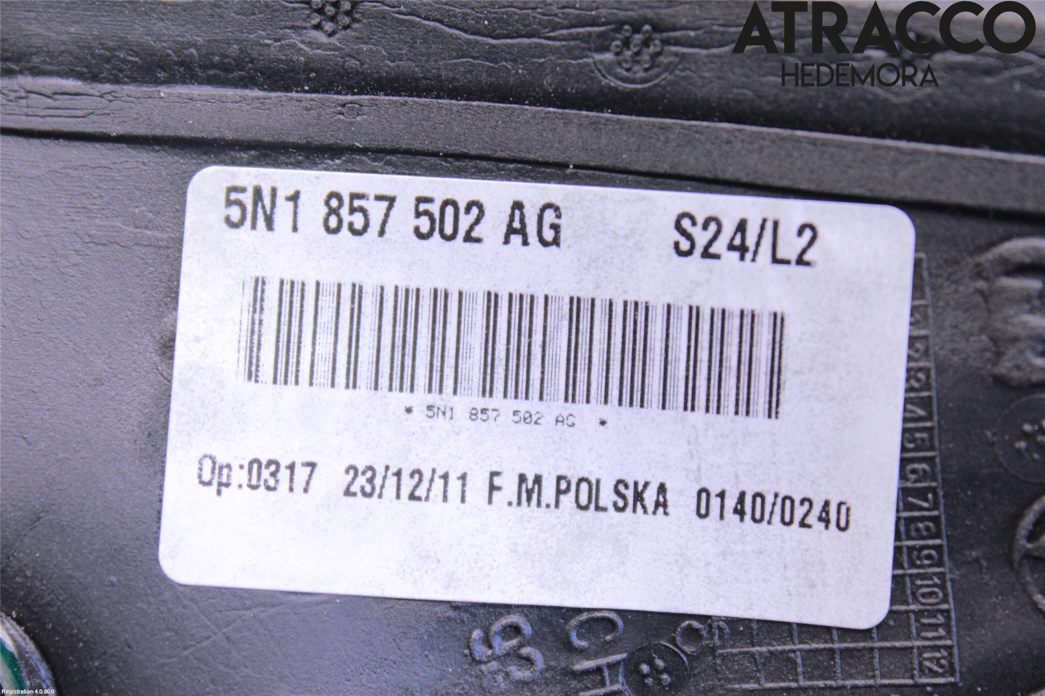 Volkswagen VW TIGUAN 07-16 Speil H M-El Justering