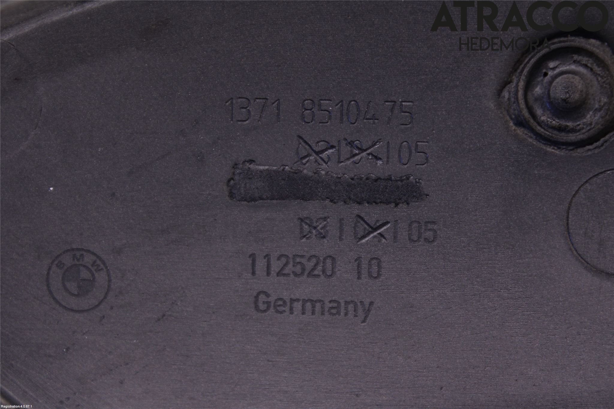BMW 5 GT F07 09-17 Motor Deksel Over Motor