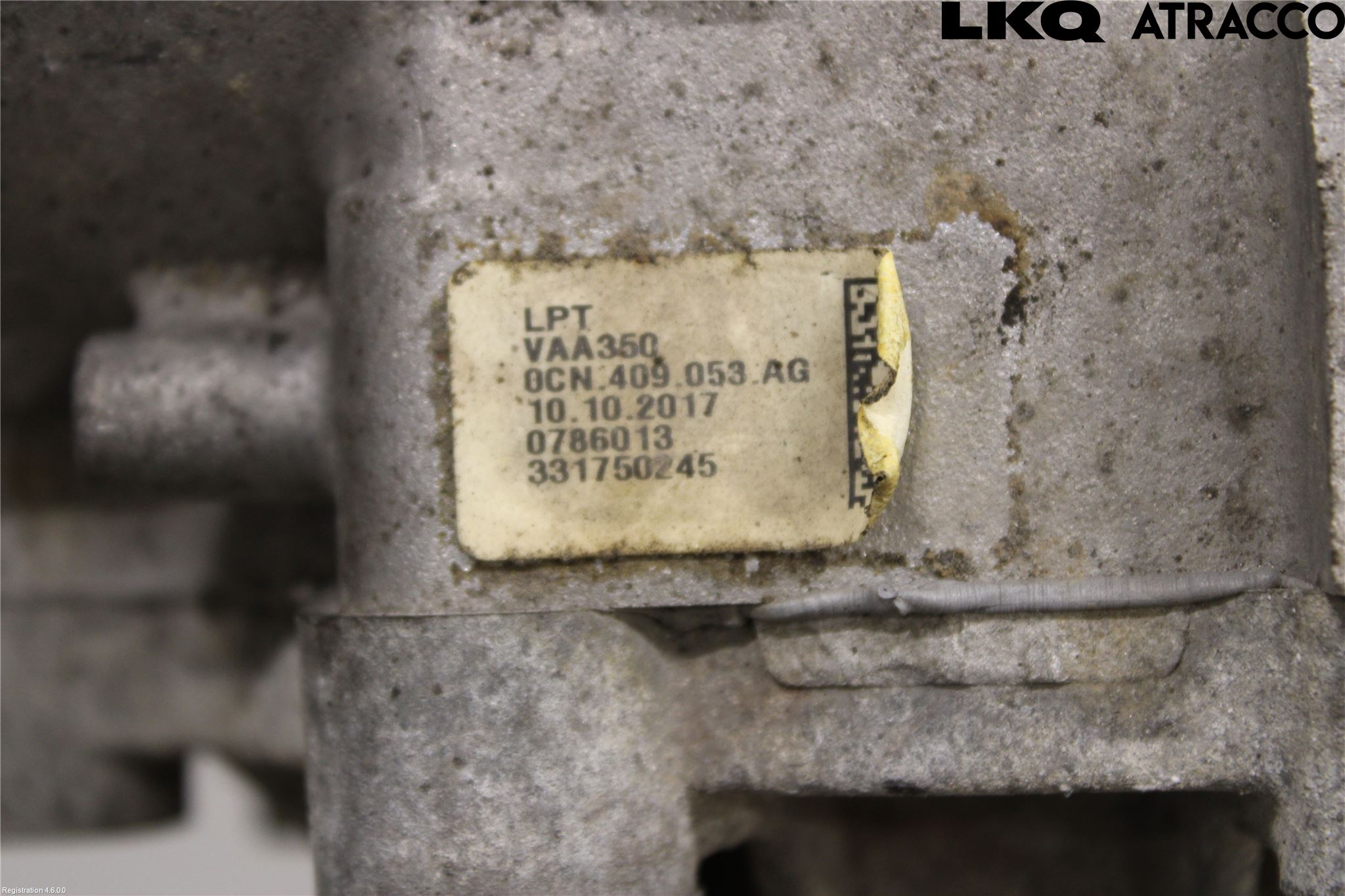 Volkswagen VW GOLF / E-GOLF VII 13-20 Gearkasse Fordelingskasse