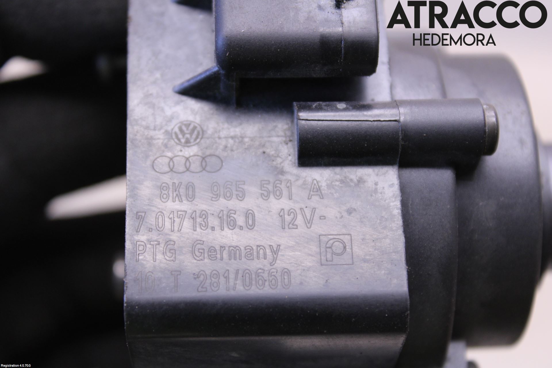 Audi A4/S4 08-11 Varme Sirkulasjonspumpe