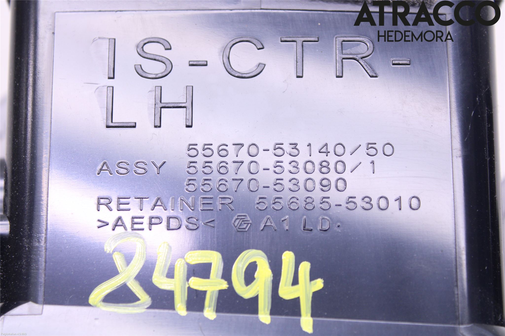 Lexus IS 250/350 14-20 Dashbord Kanal - Dyse