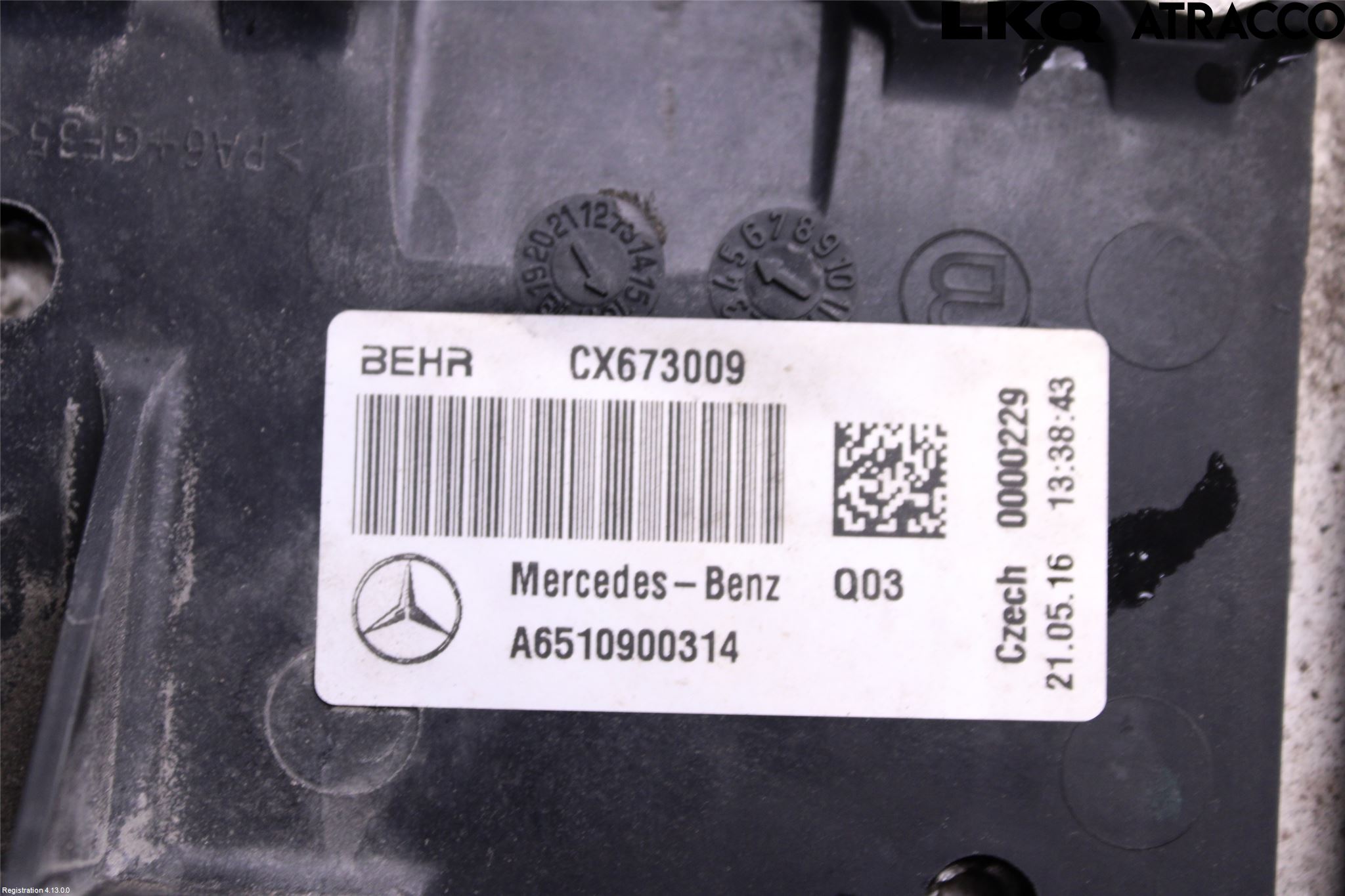 Mercedes-Benz MB C-KLASS (W205) 14-21 Intercooler Radiator