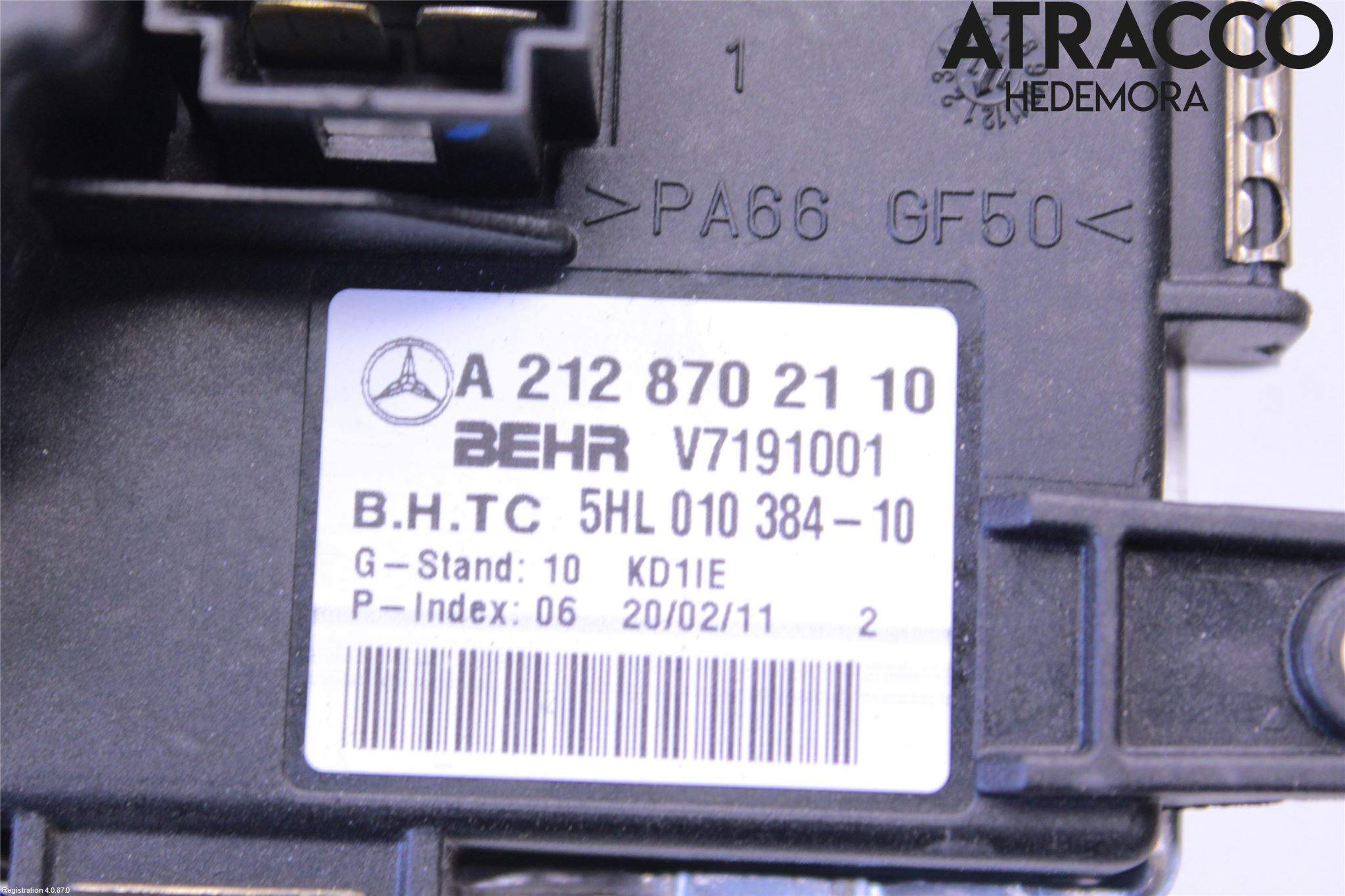 Mercedes-Benz MB E-KLASS COUPÈ/CAB(C207) 09-17 Varmeapparat Viftemotstand