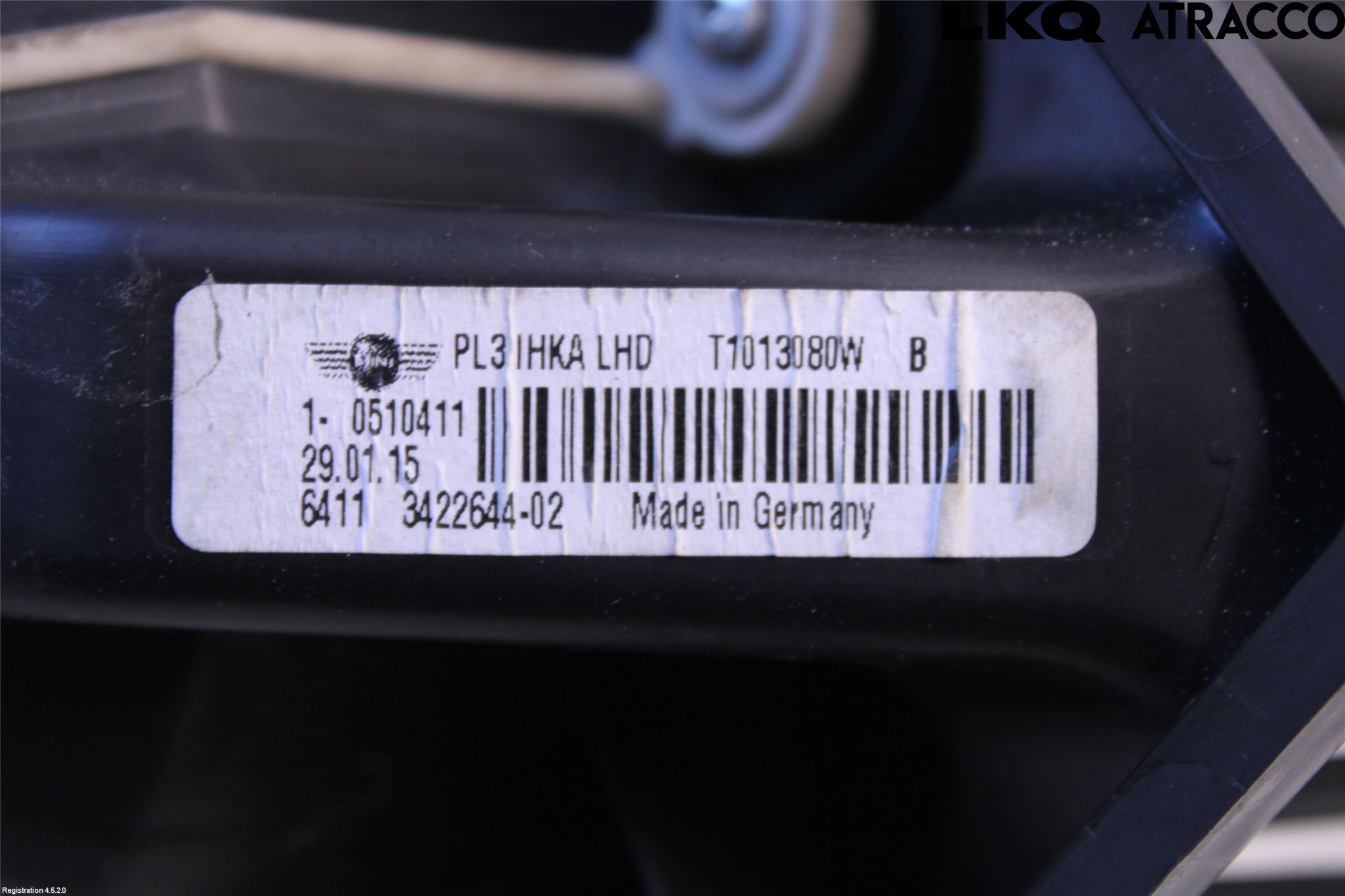 Mini COUNTRYMAN R60 11-16 Varme Ac Varmeapparatvifte