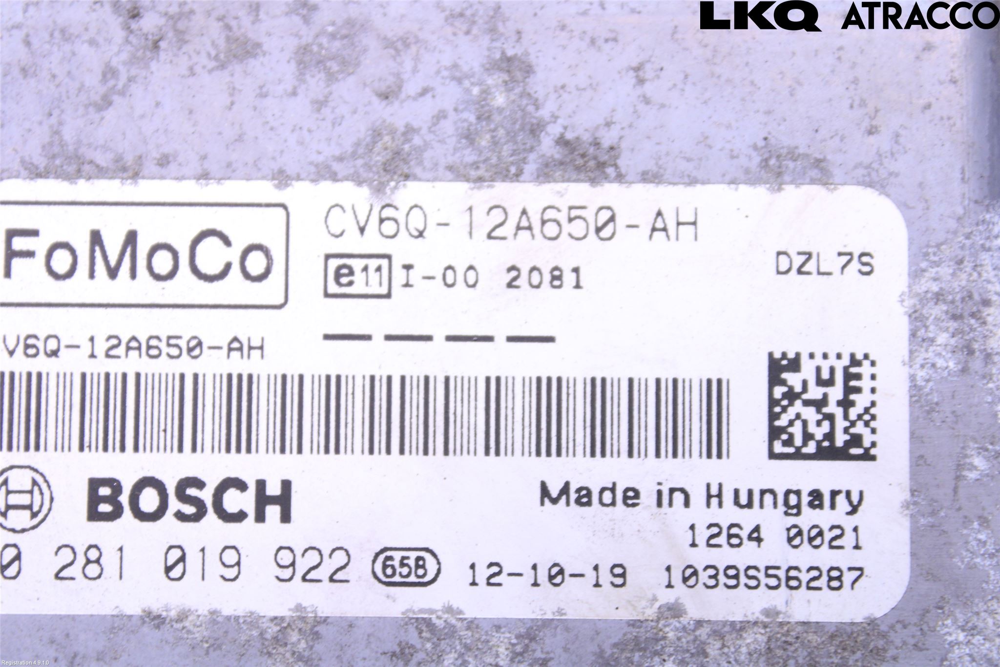 Ford FOCUS 11-14 Styreenhet Dieselpumpe
